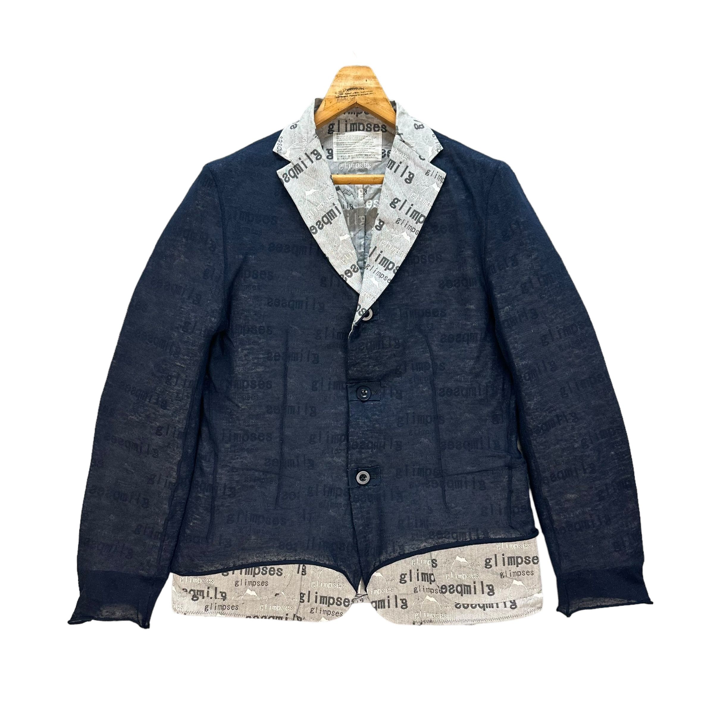 Kolor SS2011 KOLOR GLIMPSES DOUBLE LAYER CASUAL JACKET #8983-44 Size US S / EU 44-46 / 1 - 2 Thumbnail