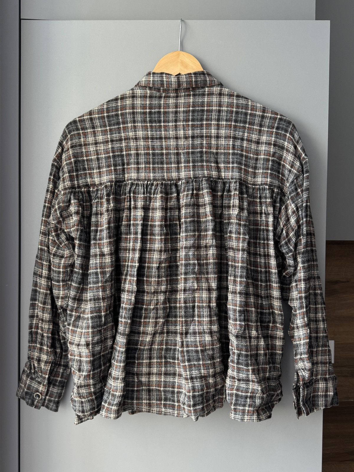 Sezane Sessùn Checkered Woll Blend Button Up Size S / US 4 / IT 40 - 7 Thumbnail