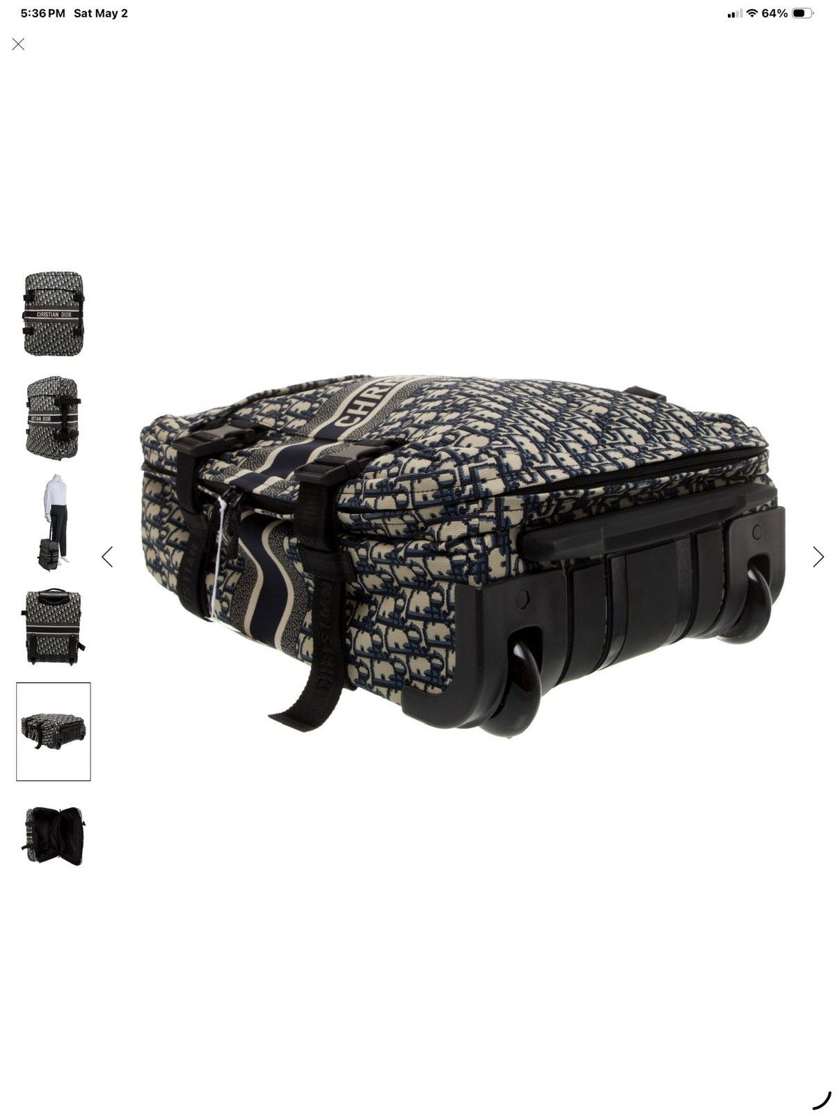 Dior Dior carryon luggage Size ONE SIZE - 4 Thumbnail