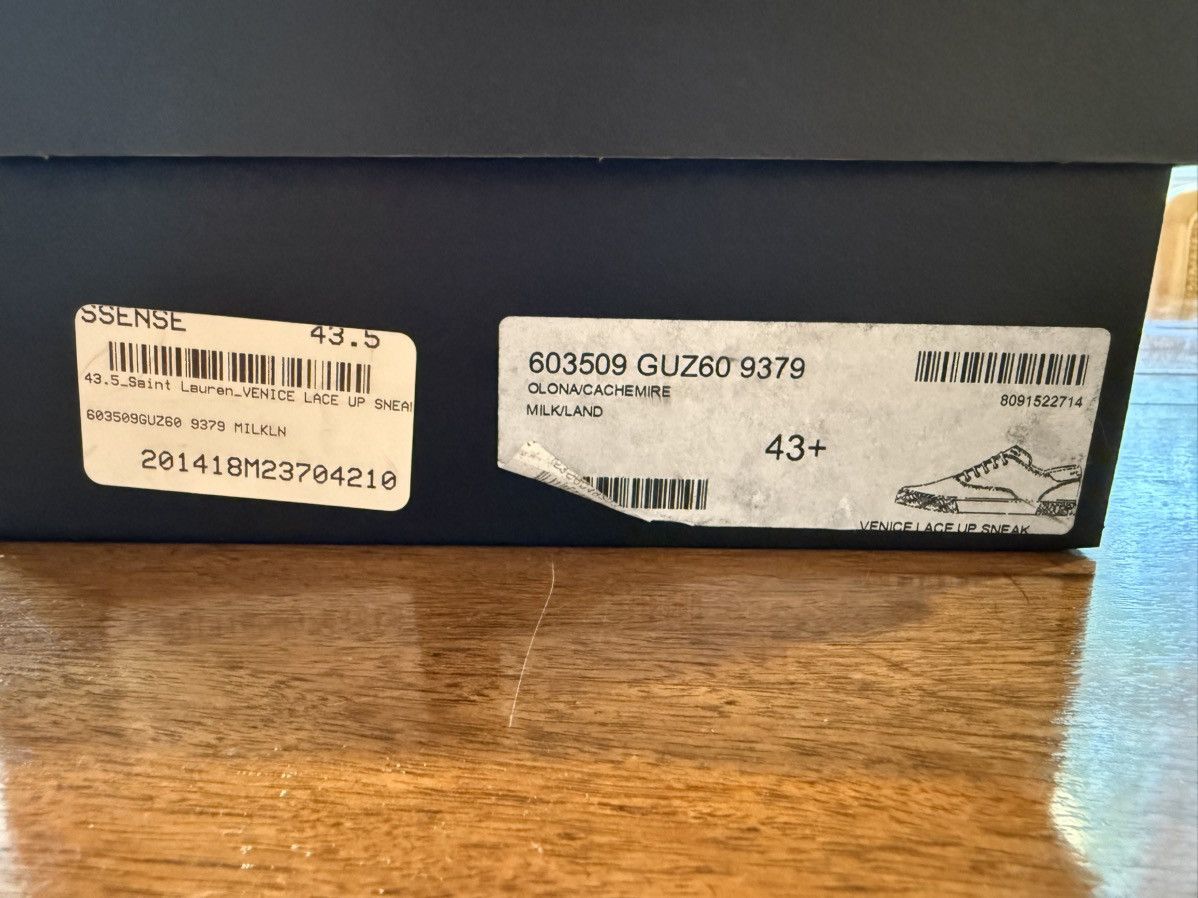 Saint Laurent Paris Saint Laurent Paris Venice Lace Up Sneaker Size US 10.5 / EU 43-44 - 7 Thumbnail