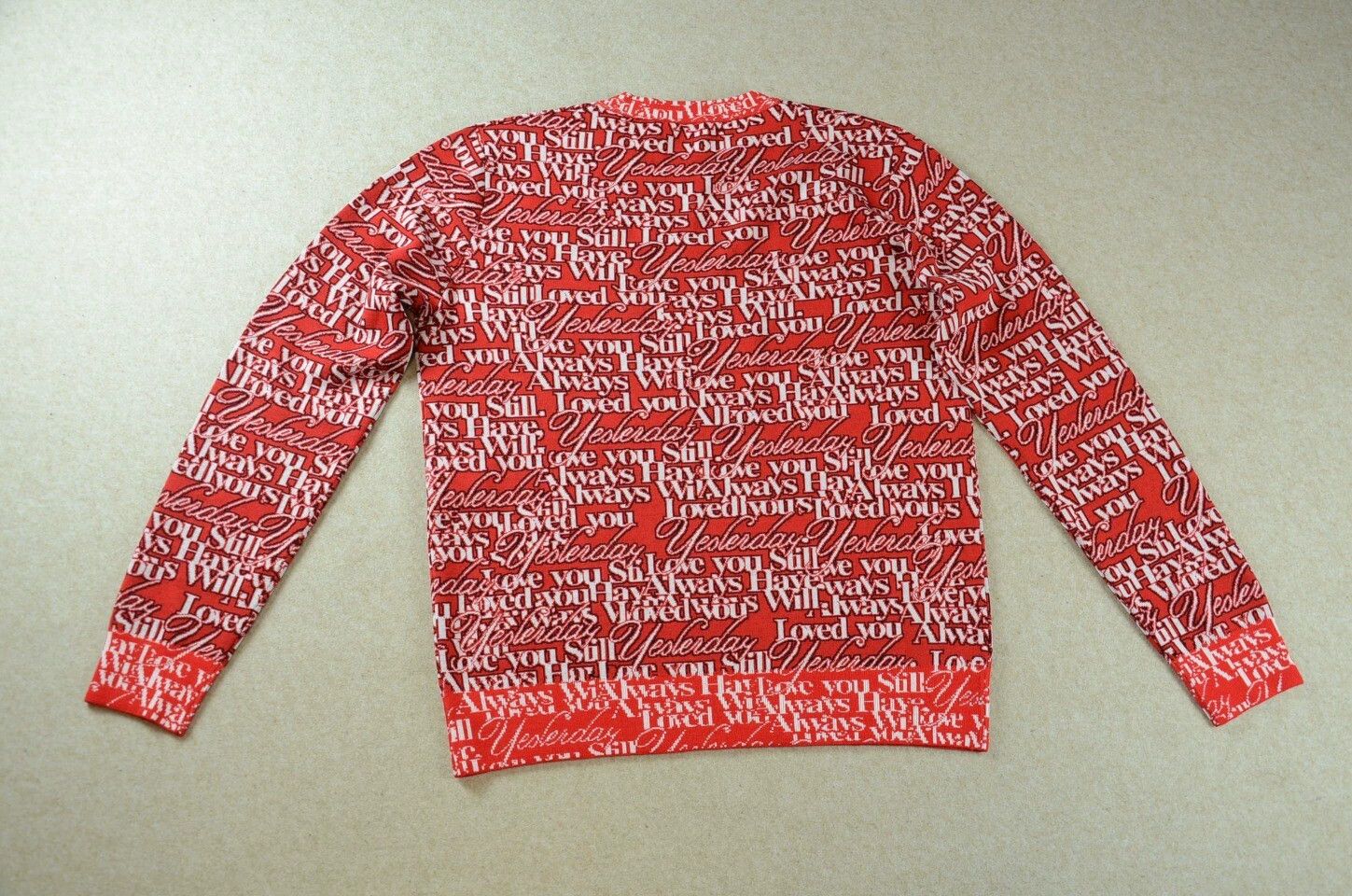 Balenciaga Balenciaga Red Full Logo Colorblocked Sweater Jacket Size M / US 6-8 / IT 42-44 - 5 Thumbnail