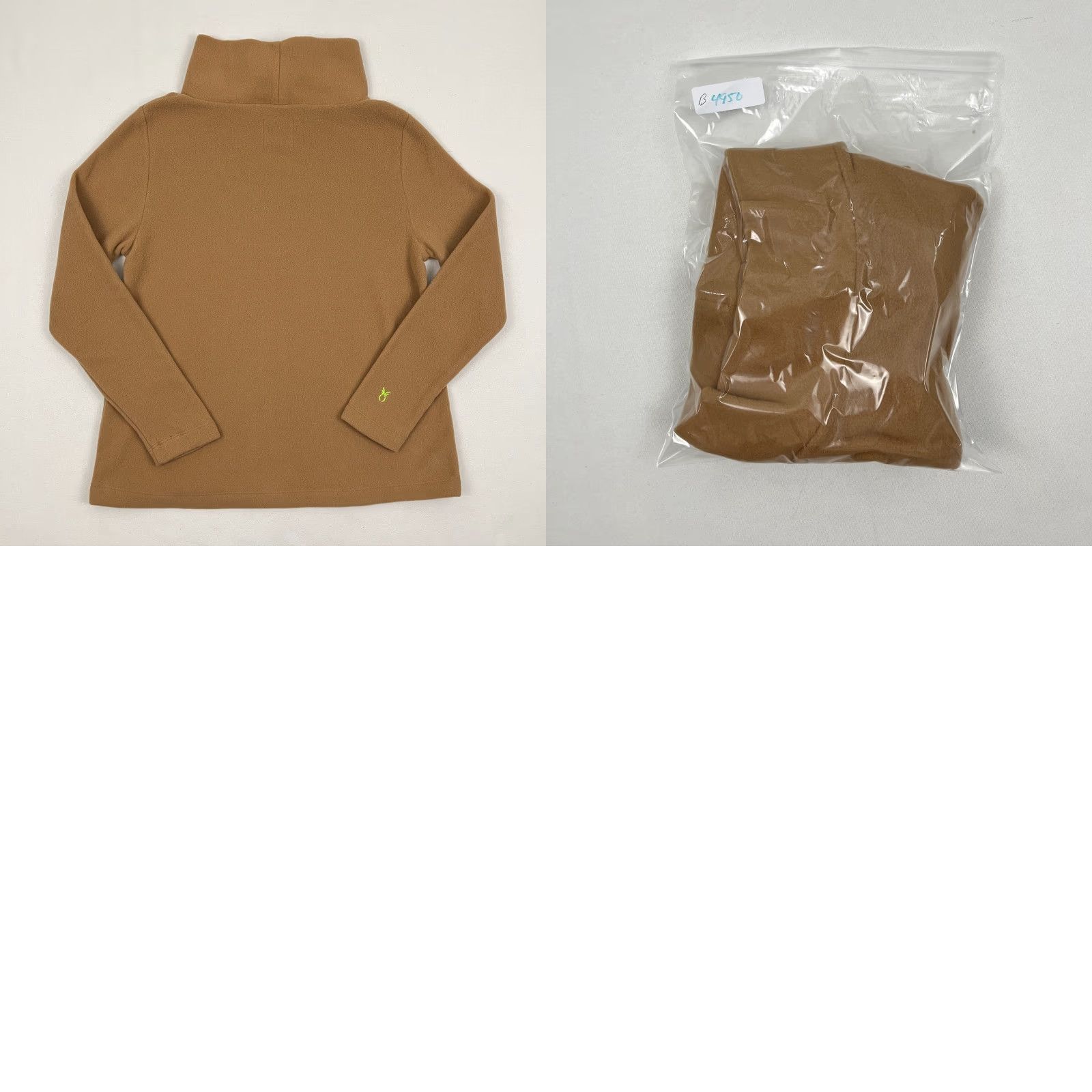 Vintage Dudley Stephens Vello Fleece Cobble Hill Sweater Womens L Brown Turtleneck Comfy Size L / US 10 / IT 46 - 8 Thumbnail