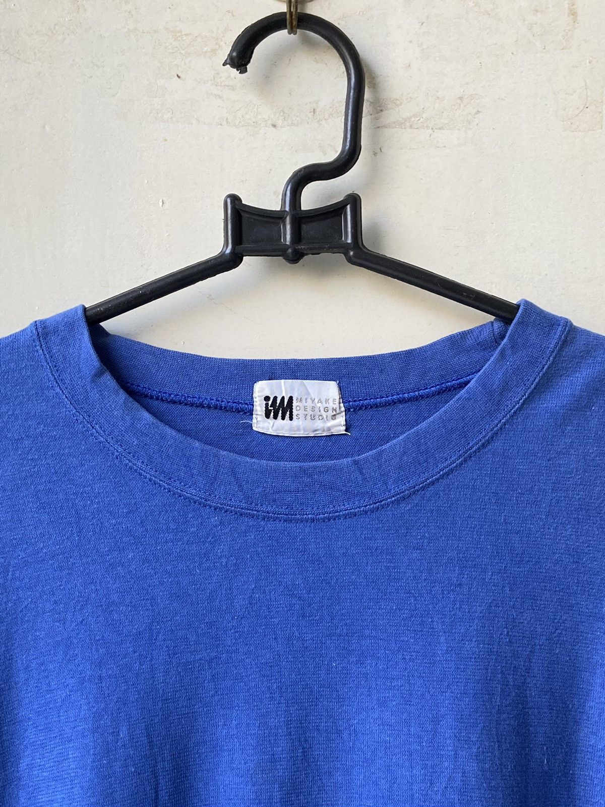 Issey Miyake IM MIYAKE DESIGN STUDIO Blue Long Sleeve T-shirt Size US L / EU 52-54 / 3 - 5 Thumbnail
