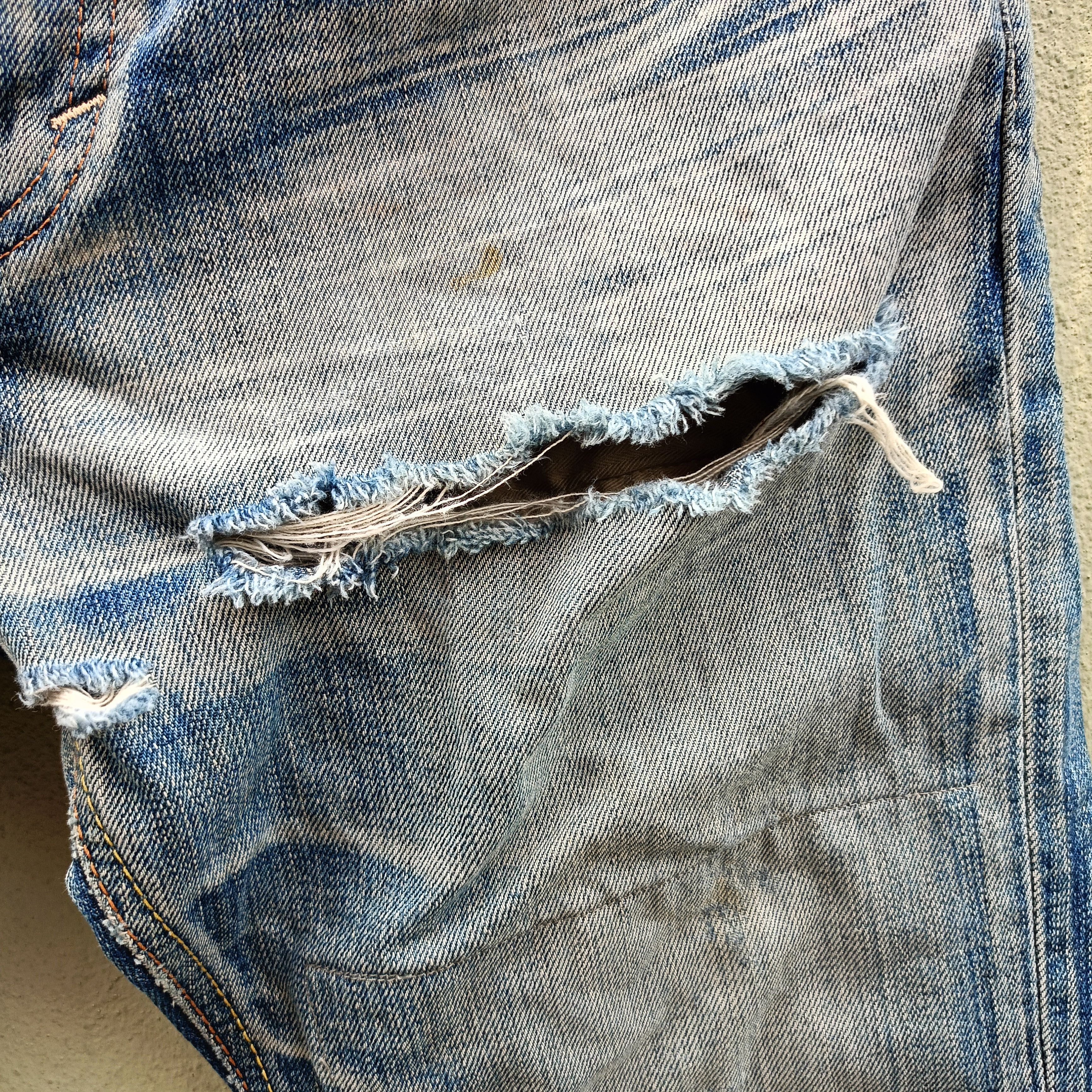 Edwin Edwin 506 Skinny Slim Distressed Denim Size US 34 / EU 50 - 7 Thumbnail