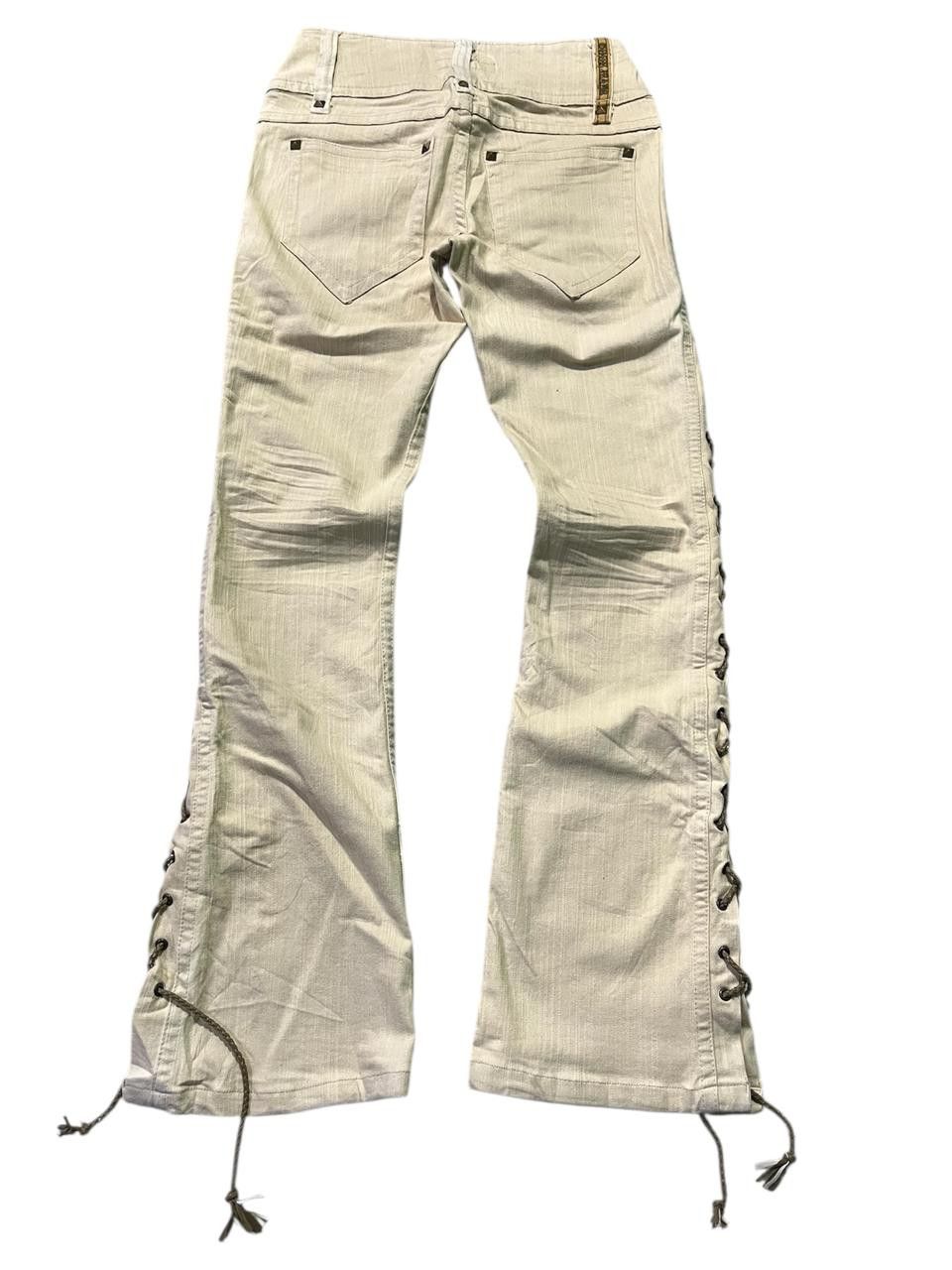 Japanese Brand Cook Jeans Lace up Pants Size US 28 / EU 44 - 4 Thumbnail