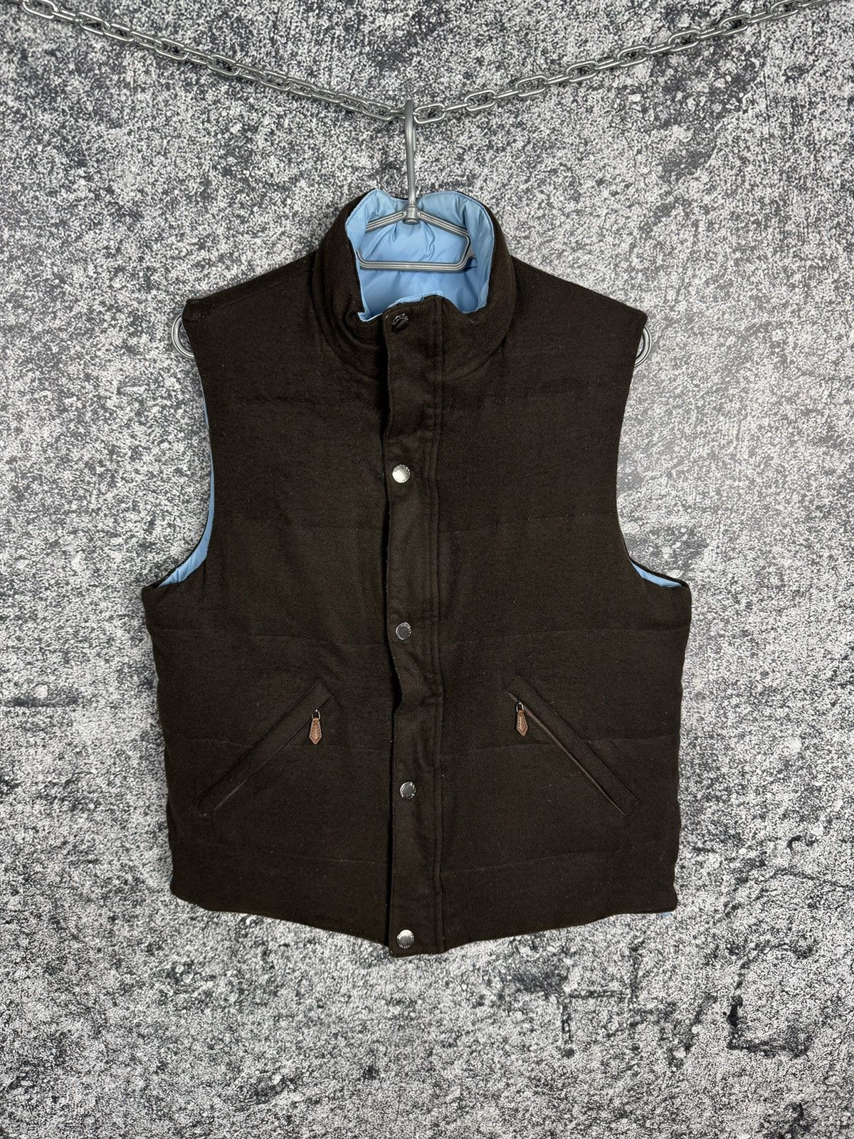 Hackett Men’s Hacket London Reversible Down Vest Puffer Gilet Size S Size US S / EU 44-46 / 1 - 14 Thumbnail