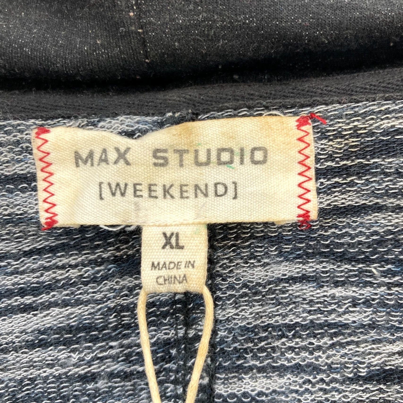 Vintage VINTAGE Max Studio Weekend Open Front cardigan Sweater Women's XL Dark Gray Stretch NWT Size XL / US 12-14 / IT 48-50 - 4 Thumbnail