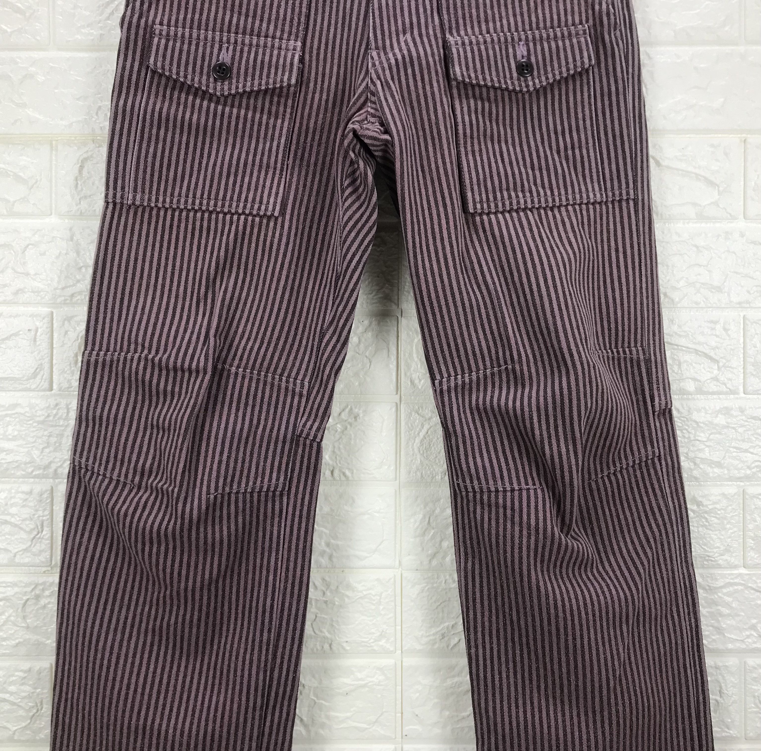 Boycott Vintage Boycott Striped Hickory Bush Pants Size US 28 / EU 44 - 3 Thumbnail