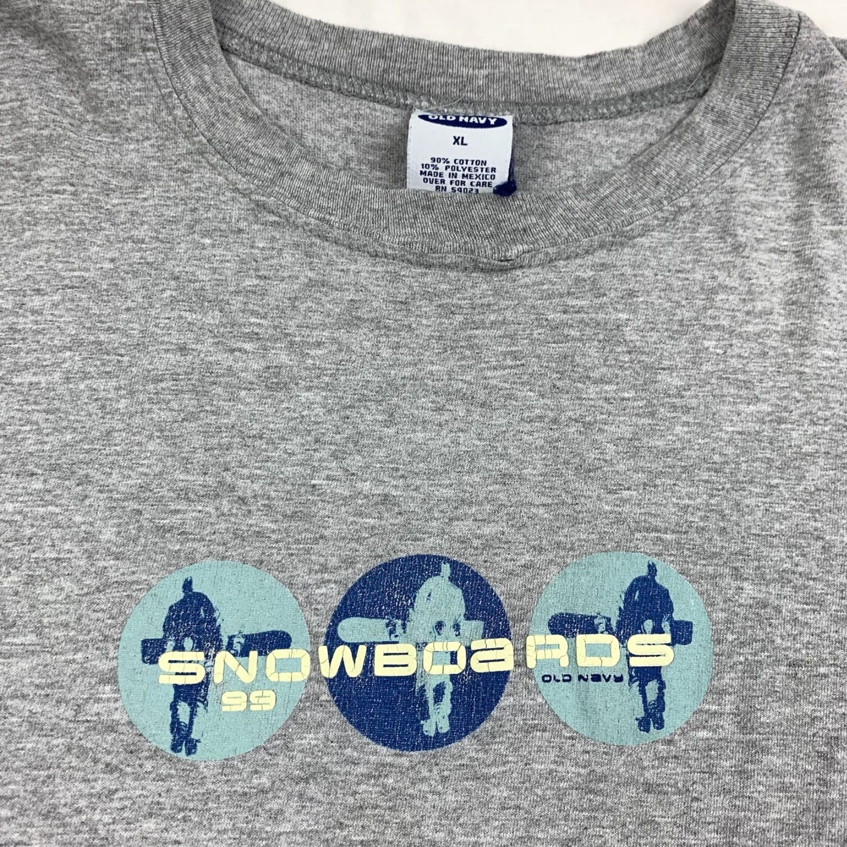 Old Navy VINTAGE Old Navy Snowboarding Shirt Men XL Gray Grunge 90s Y2K Urban Skate Size US XL / EU 56 / 4 - 2 Thumbnail