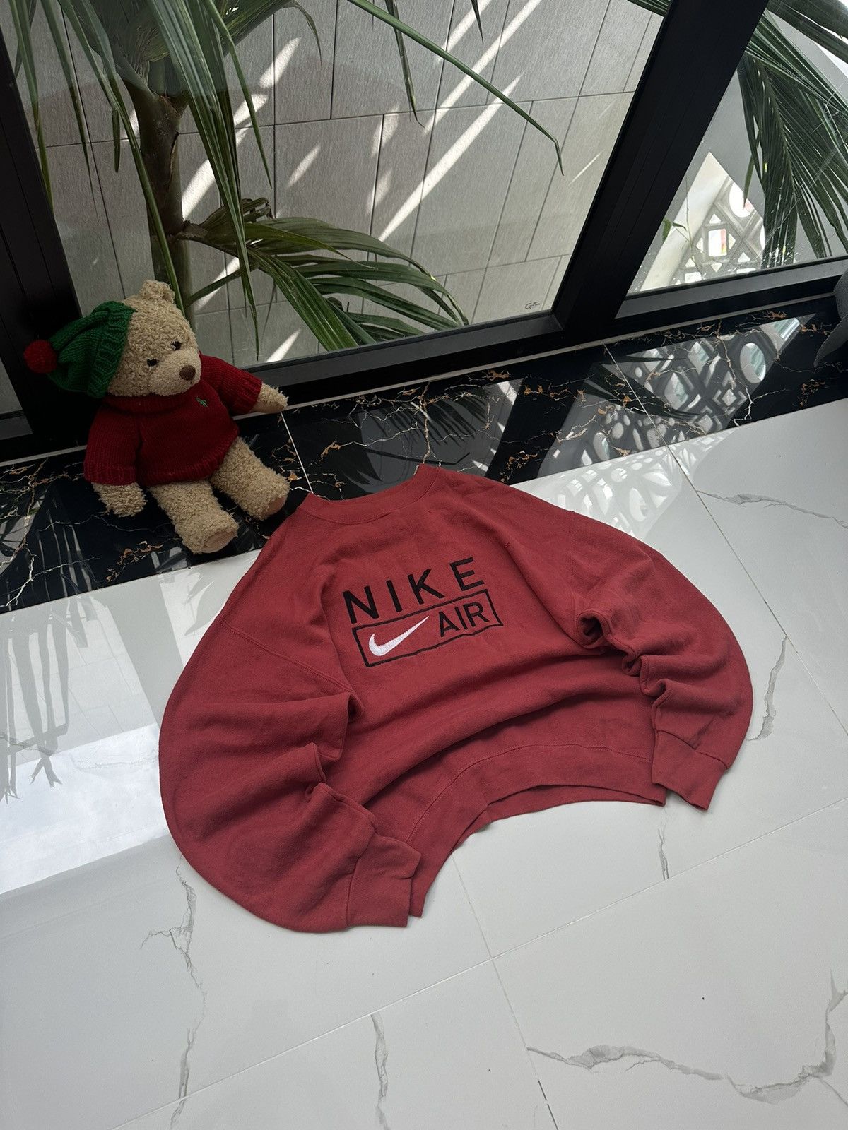 Nike × Vintage 90s NIKE AIR VINTAGE BIG LOGO STREETWEAR SWEATSHIRT Size US L / EU 52-54 / 3 - 1 Thumbnail