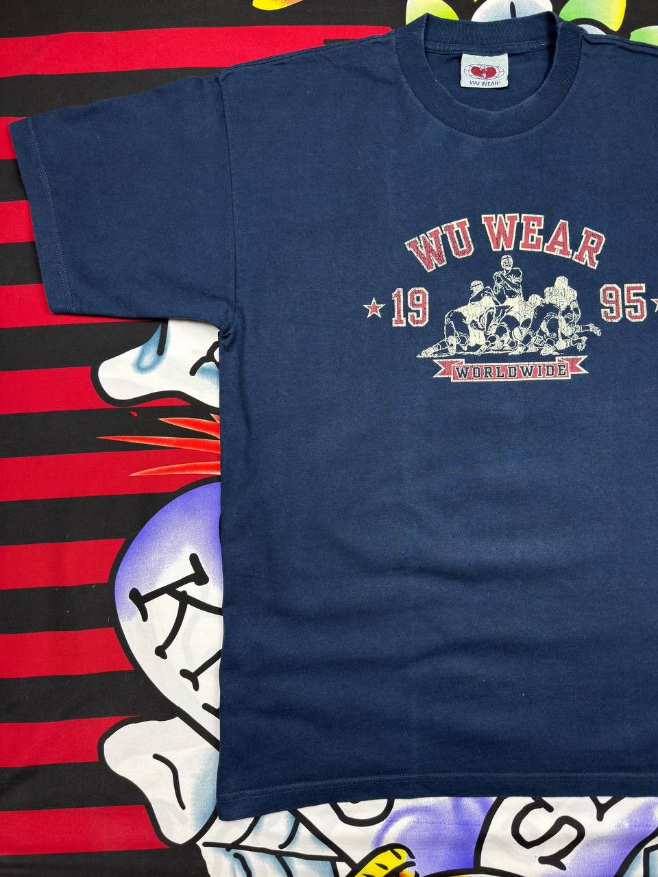 Wu-Tang Clan RARE Vintage WU TANG CLAN Killa Beez Rap Wu Wear Shirt XL Size US XXL / EU 58 / 5 - 3 Thumbnail