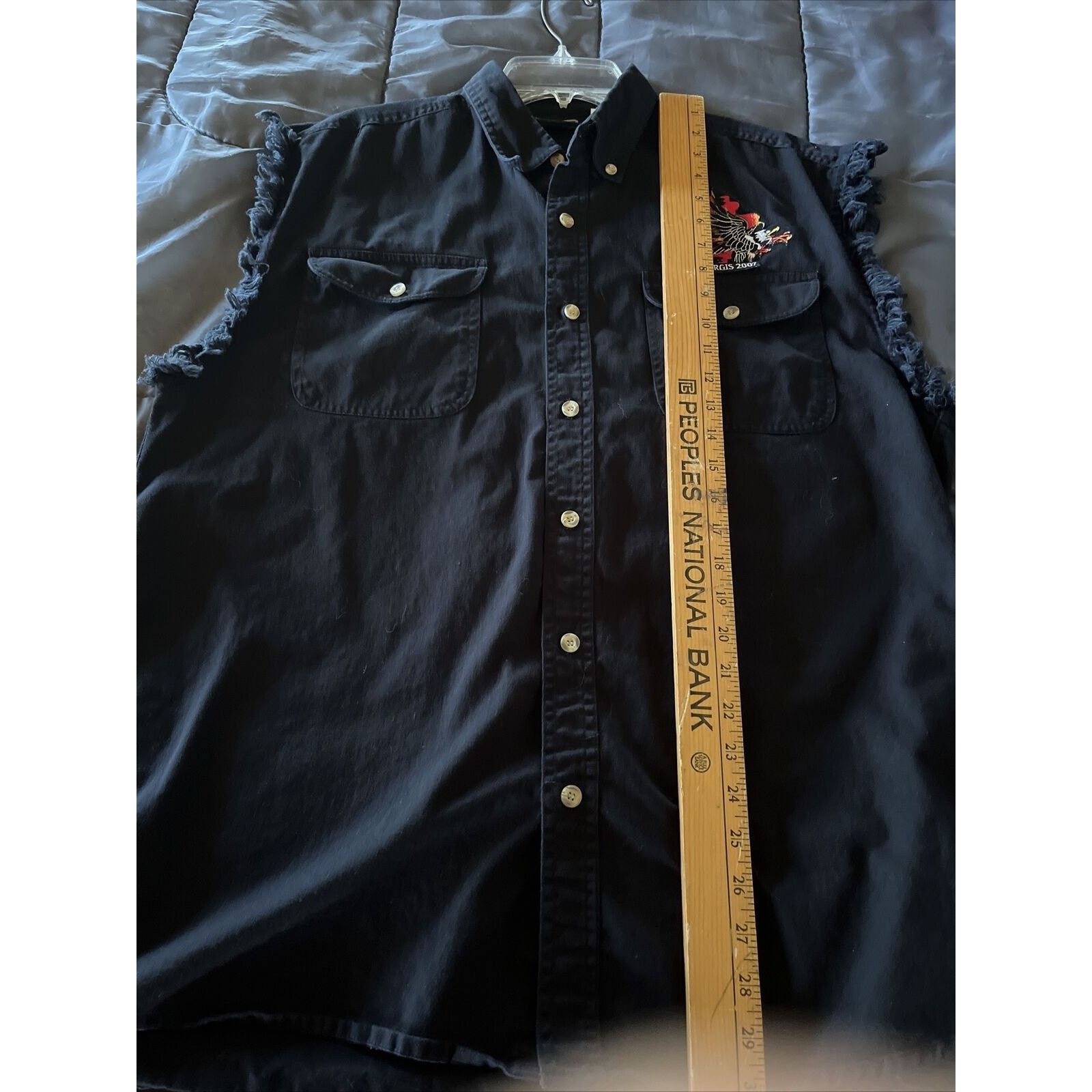 Other Sturgis Bike Week 2007 Men’s M Black Sleeveless Cotton Vest Size US M / EU 48-50 / 2 - 13 Thumbnail