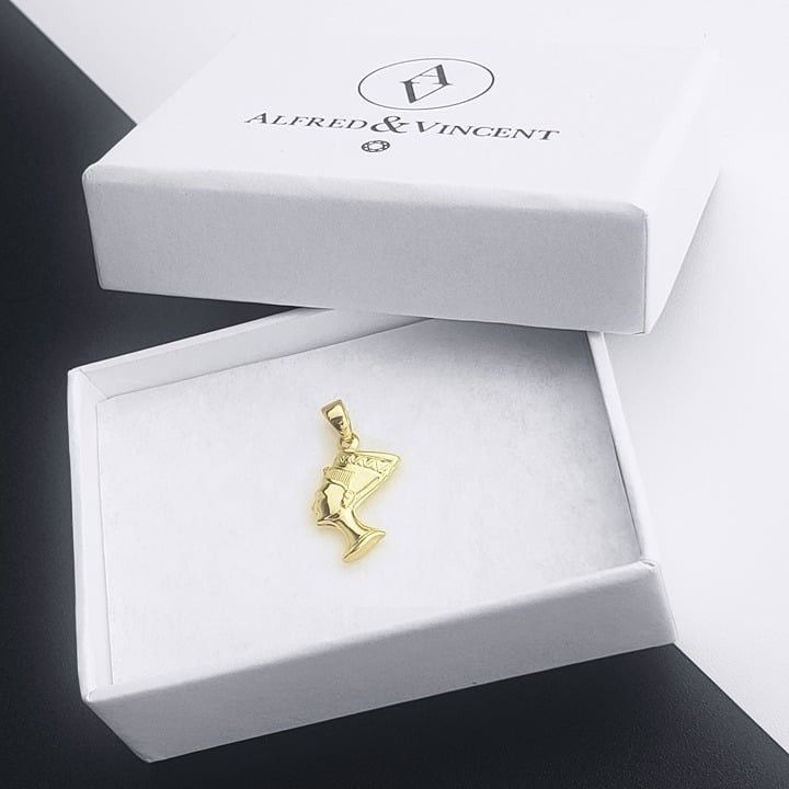 Other Queen Nefertiti Goddess of Fertility 14k Yellow Gold Pendant Size ONE SIZE - 3 Thumbnail