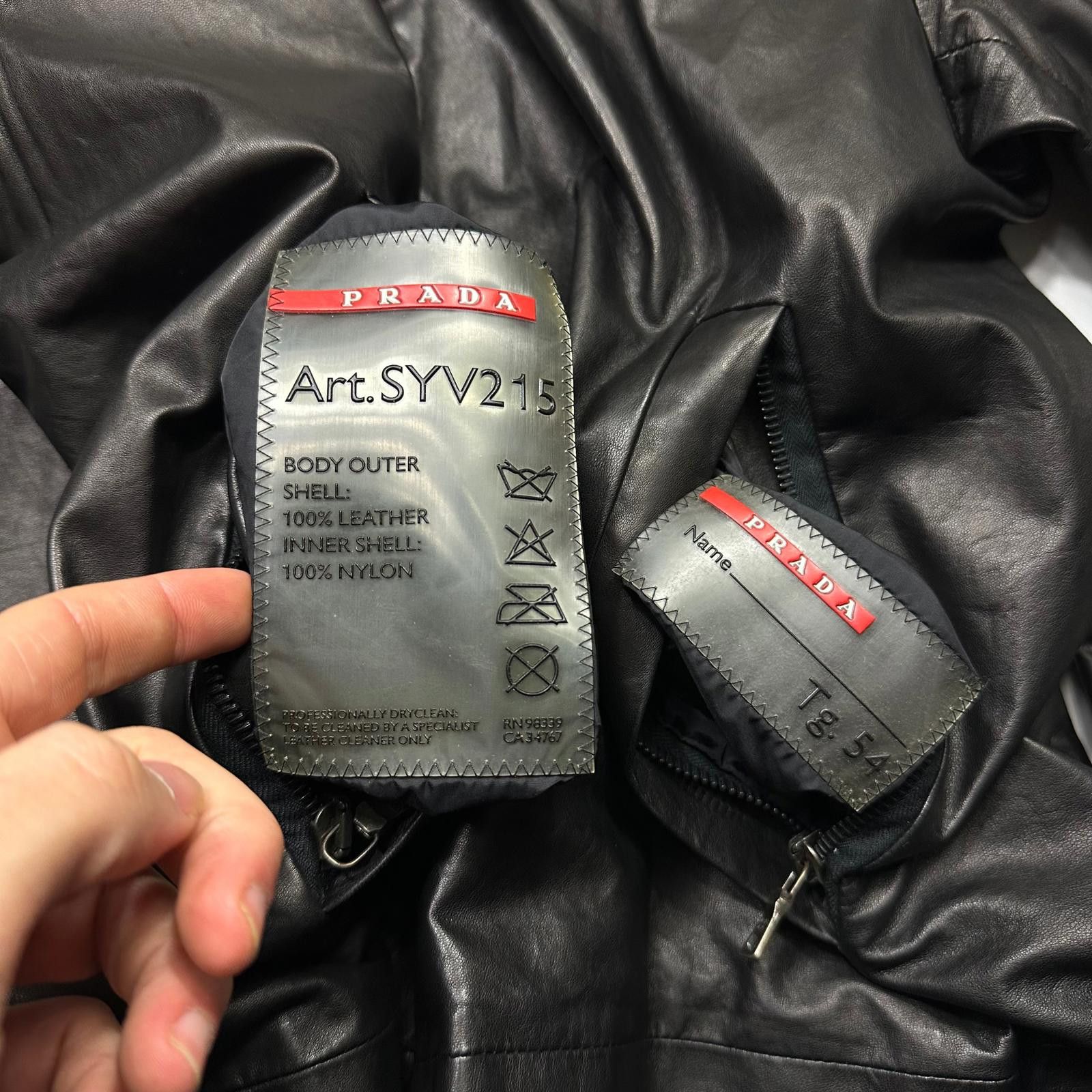 Prada Prada Sport 2007 Glove Leather + Nylon Reversible Jacket - L Size US L / EU 52-54 / 3 - 7 Thumbnail