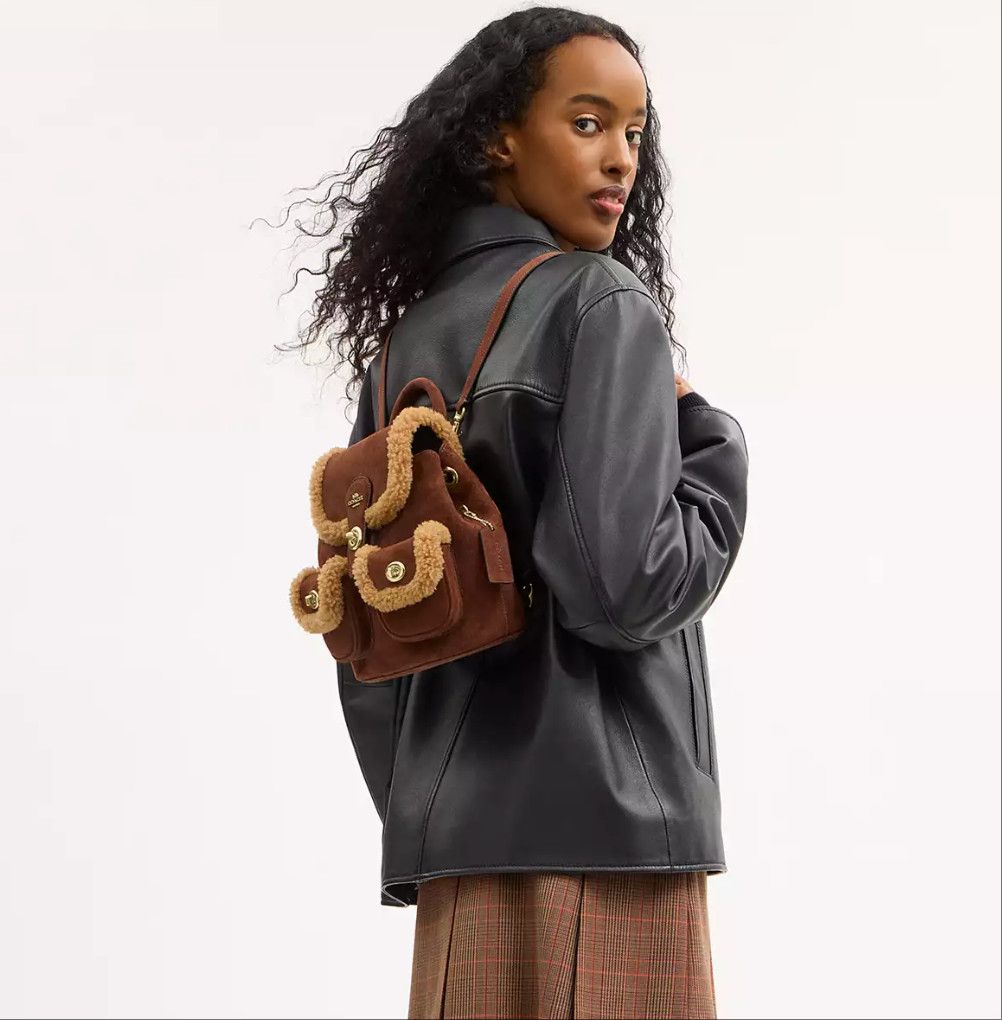 Coach CCZ25 Hadley Backpack Vintage Brown Multi Size ONE SIZE - 9 Thumbnail