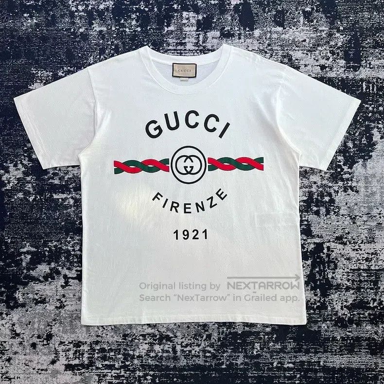 Gucci Gucci Lido series printed short-sleeved T-shirt Size US L / EU 52-54 / 3 - 1 Thumbnail