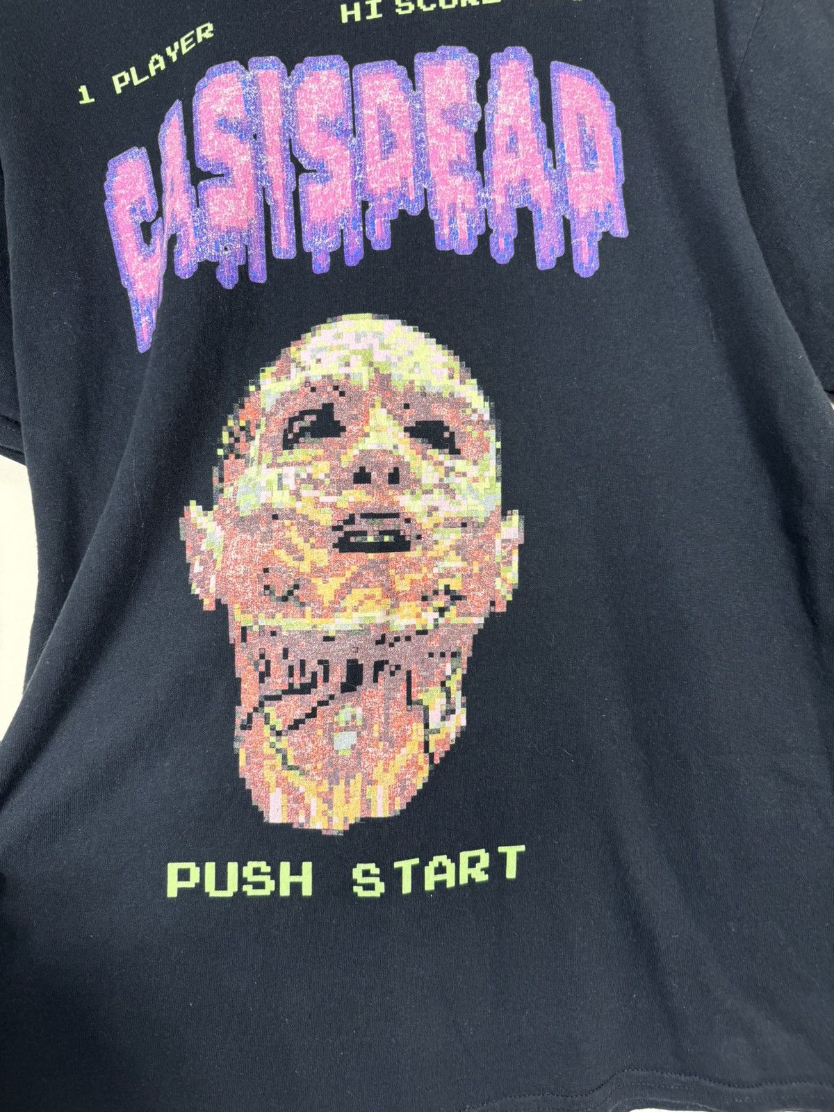 Rap Tees CASISDEAD Push Start 1 Player pixel print t shirt Size US L / EU 52-54 / 3 - 3 Thumbnail