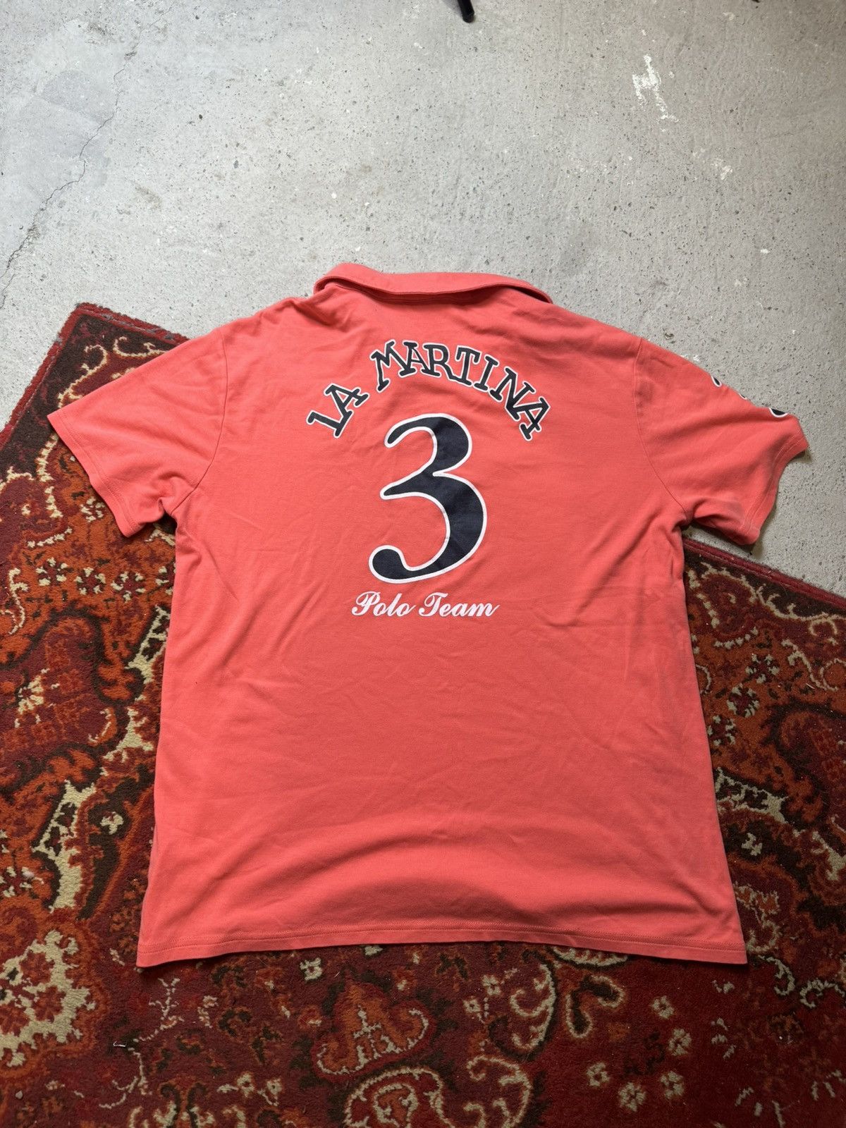 La Martina × Vintage Vintage Y2K La Martina Porsche Polo Embroidered Logo Size US L / EU 52-54 / 3 - 11 Thumbnail