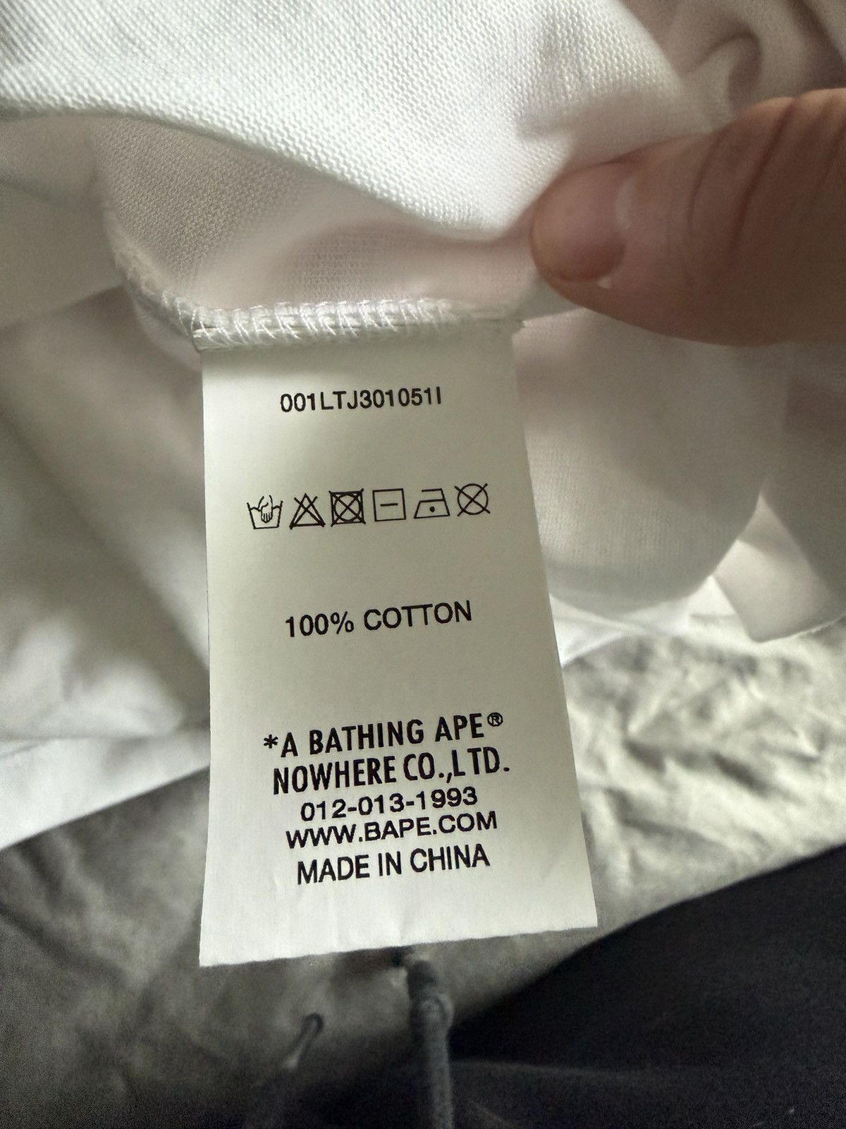 Bape BAPE Lux Sport Pattern Oversized Double Long Sleeve Tee Size US S / EU 44-46 / 1 - 7 Thumbnail