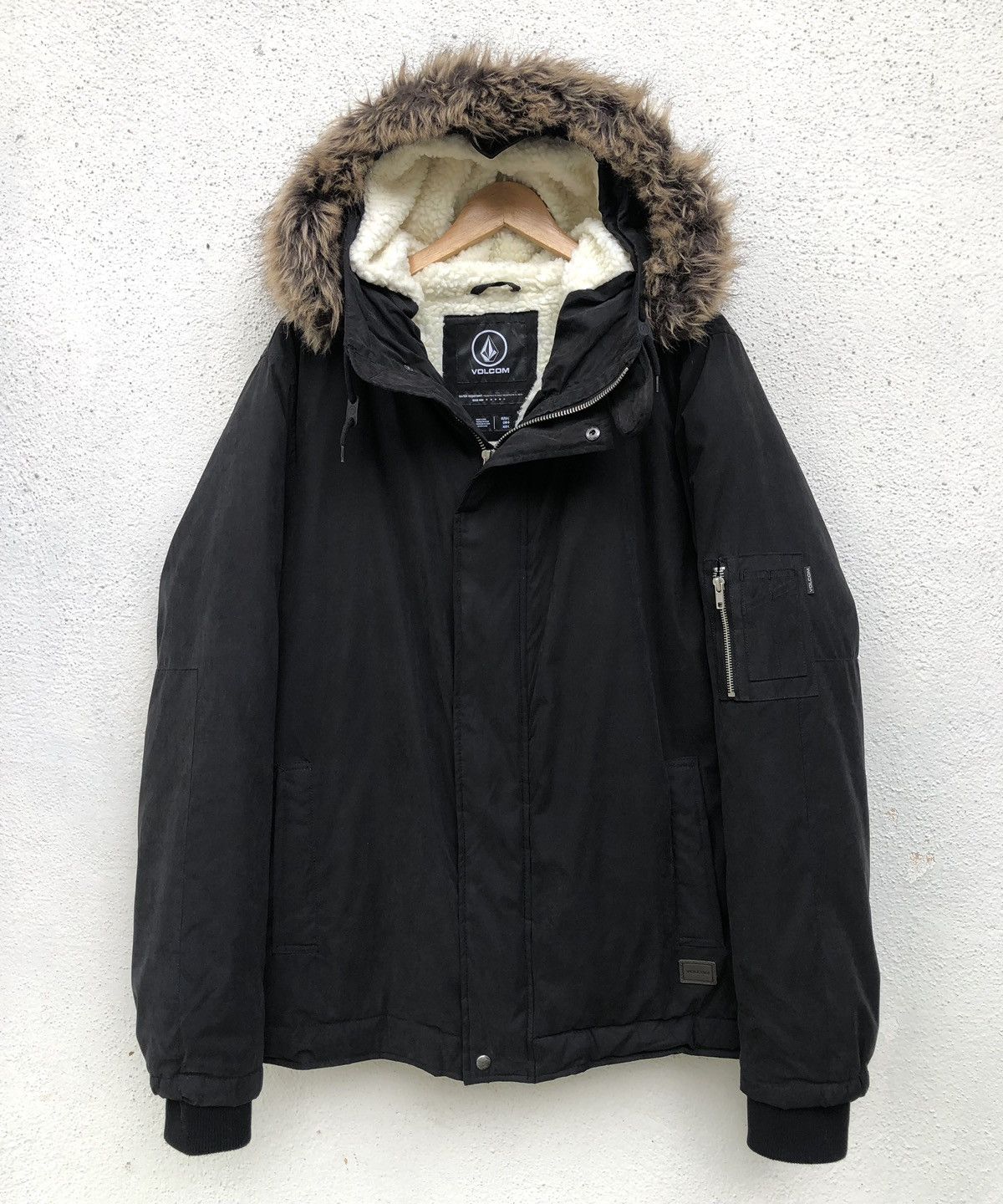 Volcom VOLCOM GOODMAN Lined Fleece Winter Coat Puffer Jacket Size US L / EU 52-54 / 3 - 20 Thumbnail