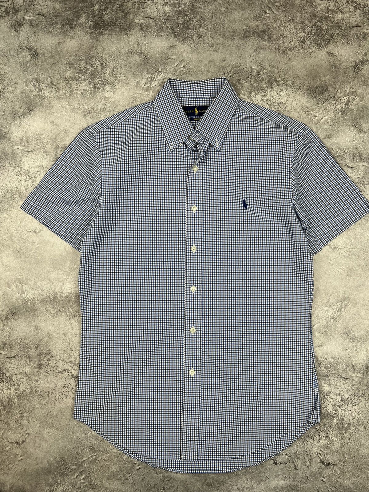Polo Ralph Lauren Polo Ralph Lauren Blue Plaid Button Up Shirt Mens Size US S / EU 44-46 / 1 - 1 Thumbnail