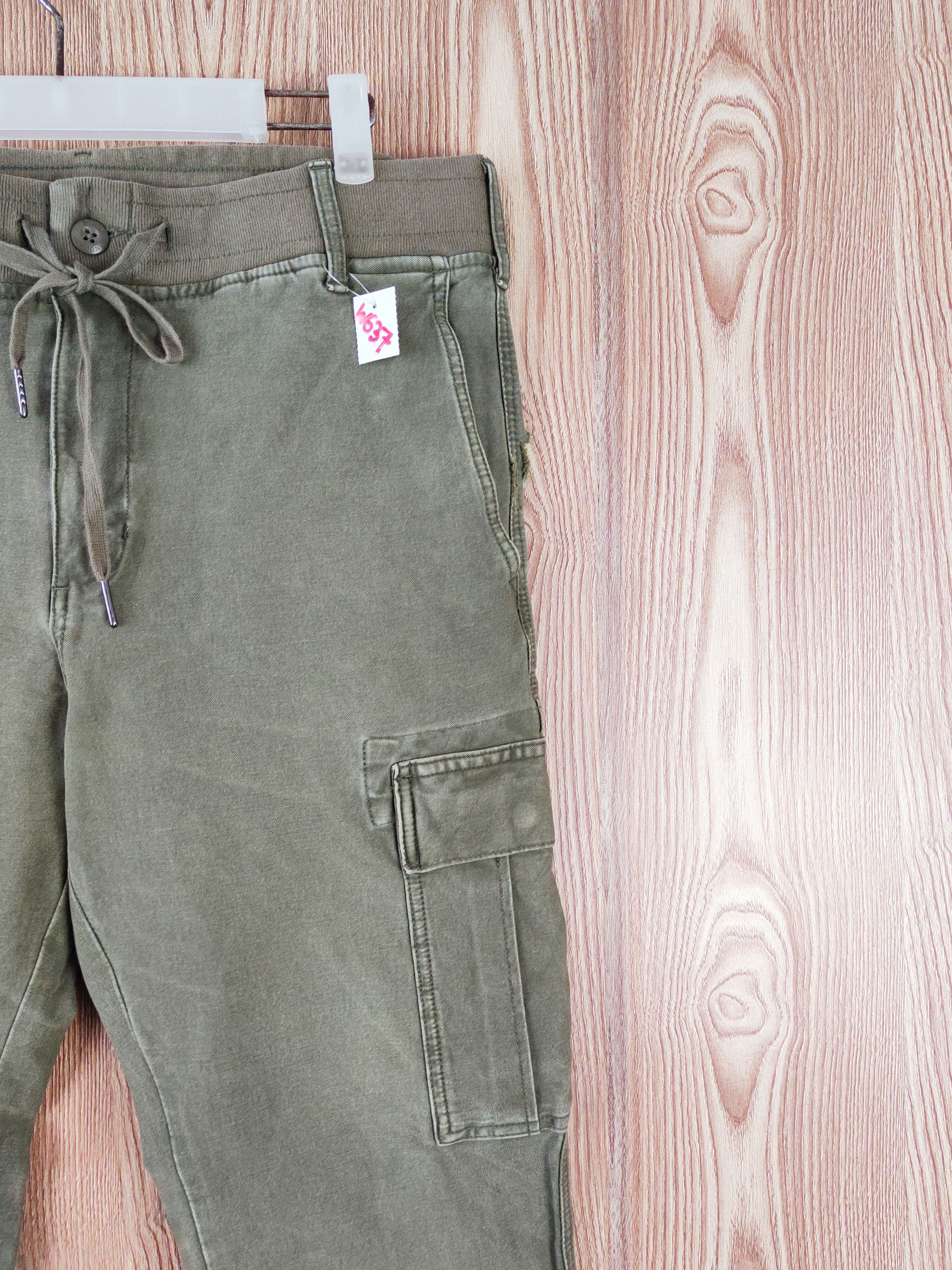 Japanese Brand Back Number Green Multipocket Tactical Cargo Pants #W637 Size US 31 - 5 Thumbnail