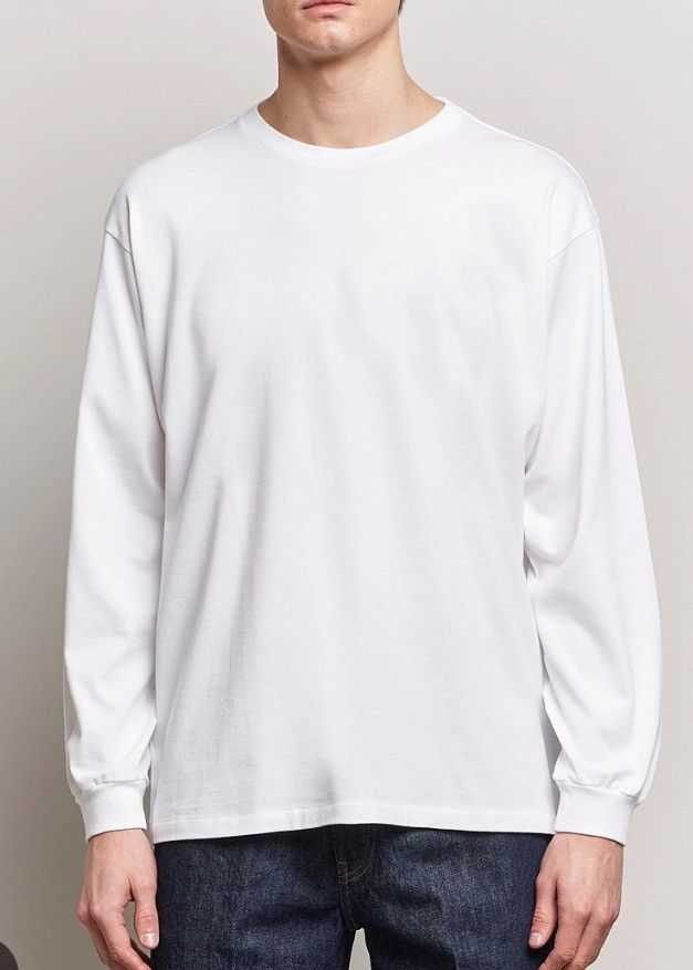 Auralee White vintage cotton LS Size US M / EU 48-50 / 2 - 1 Thumbnail
