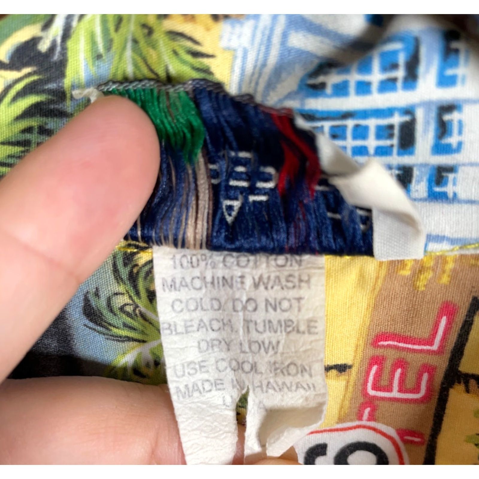 Vintage Vintage Hawaiian Shirt Aloha Republic Adult XL Camp Collar 1980s Map Route 66 Yellow Cotton Men Size US XL / EU 56 / 4 - 4 Thumbnail