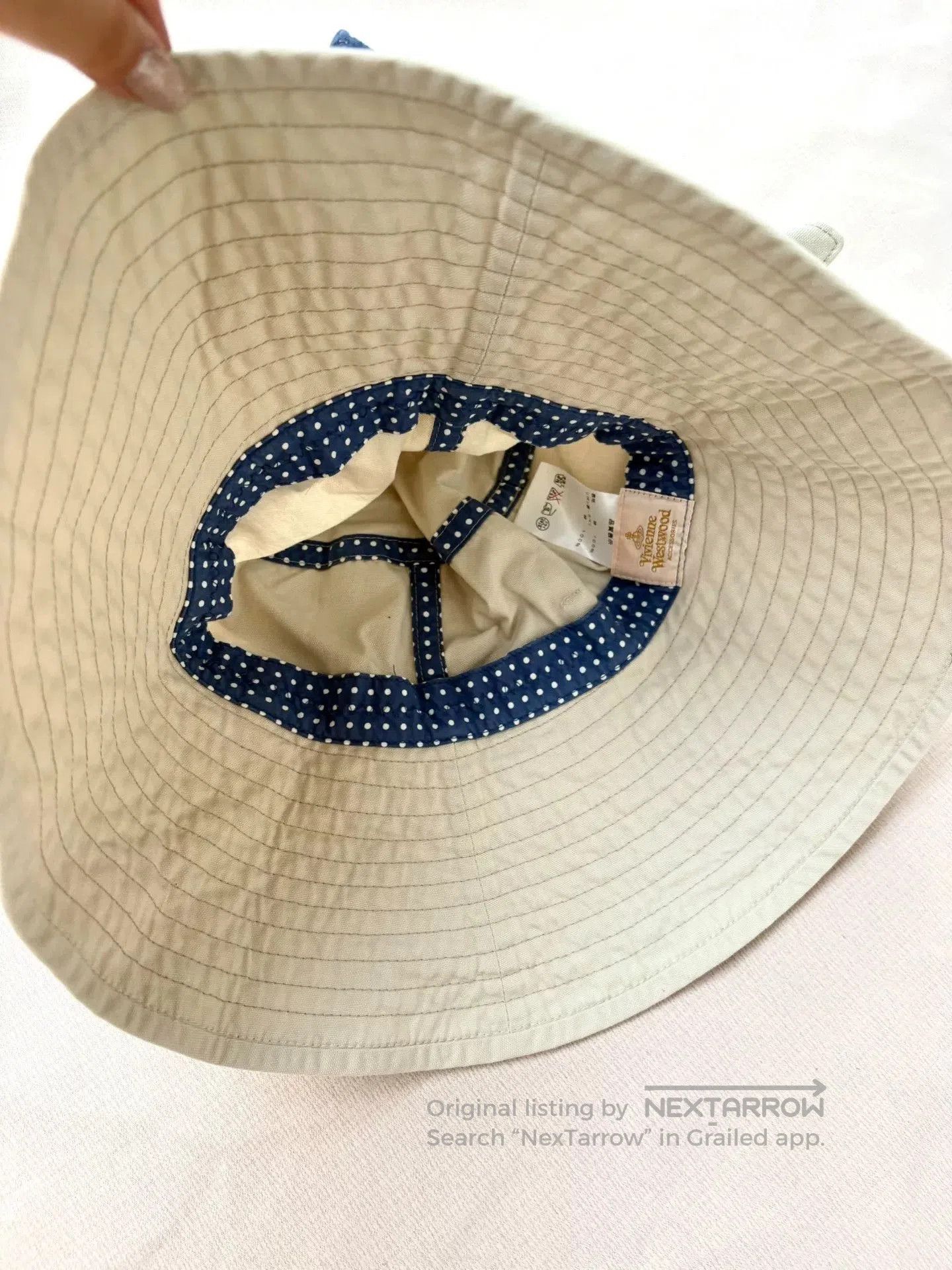 Vivienne Westwood Vivienne Westwood Bow Embroidered Fisherman Hat. Size ONE SIZE - 4 Thumbnail