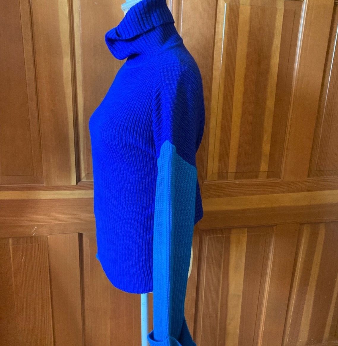 Designer × Other NWT, Lavishly Paris Women’s Turtleneck Rib Knit Sweater. Size S / US 4 / IT 40 - 4 Thumbnail