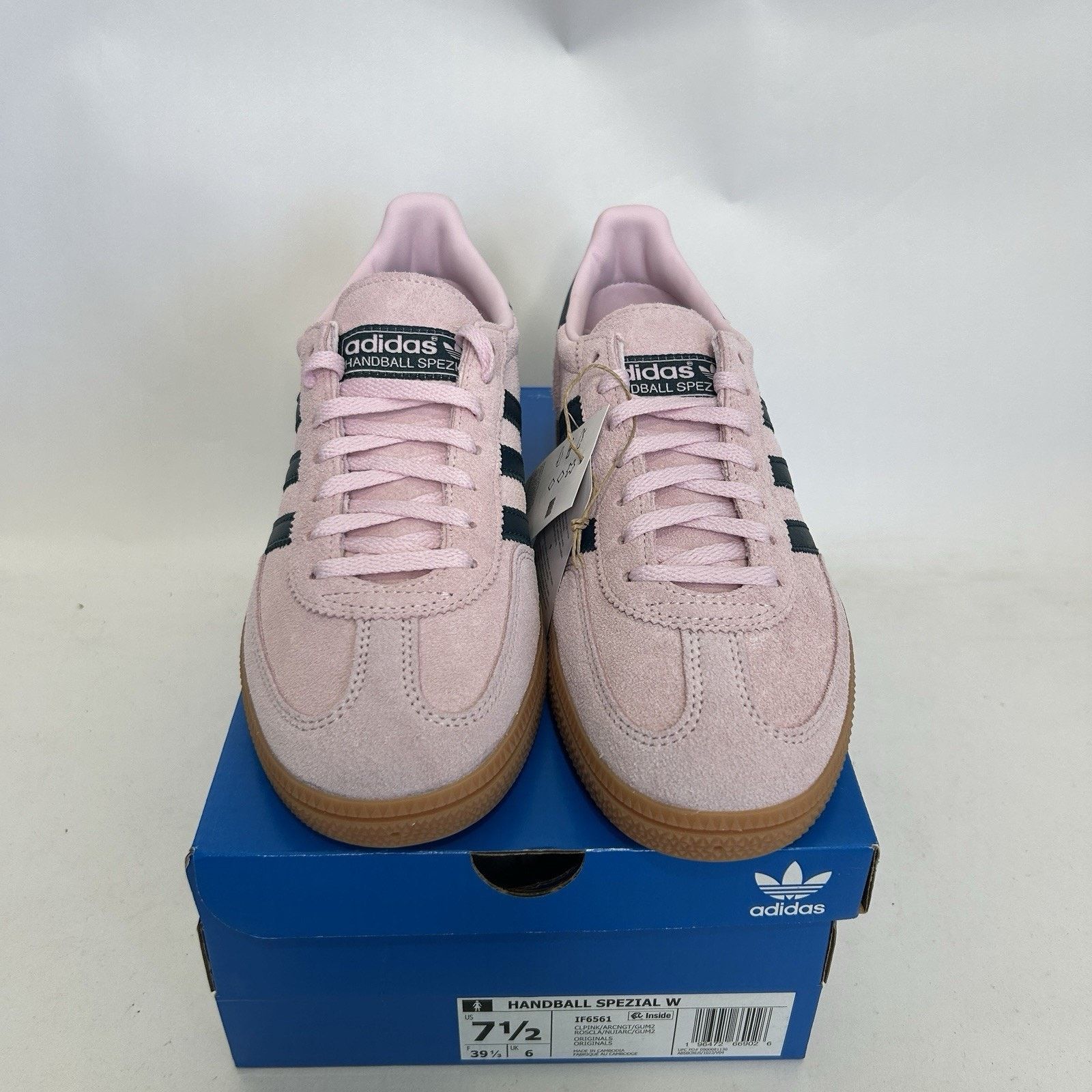 Adidas Adidas Handball Spezial WMNS “Clear Pink Arctic Night” Size US 7.5 / IT 37.5 - 2 Thumbnail