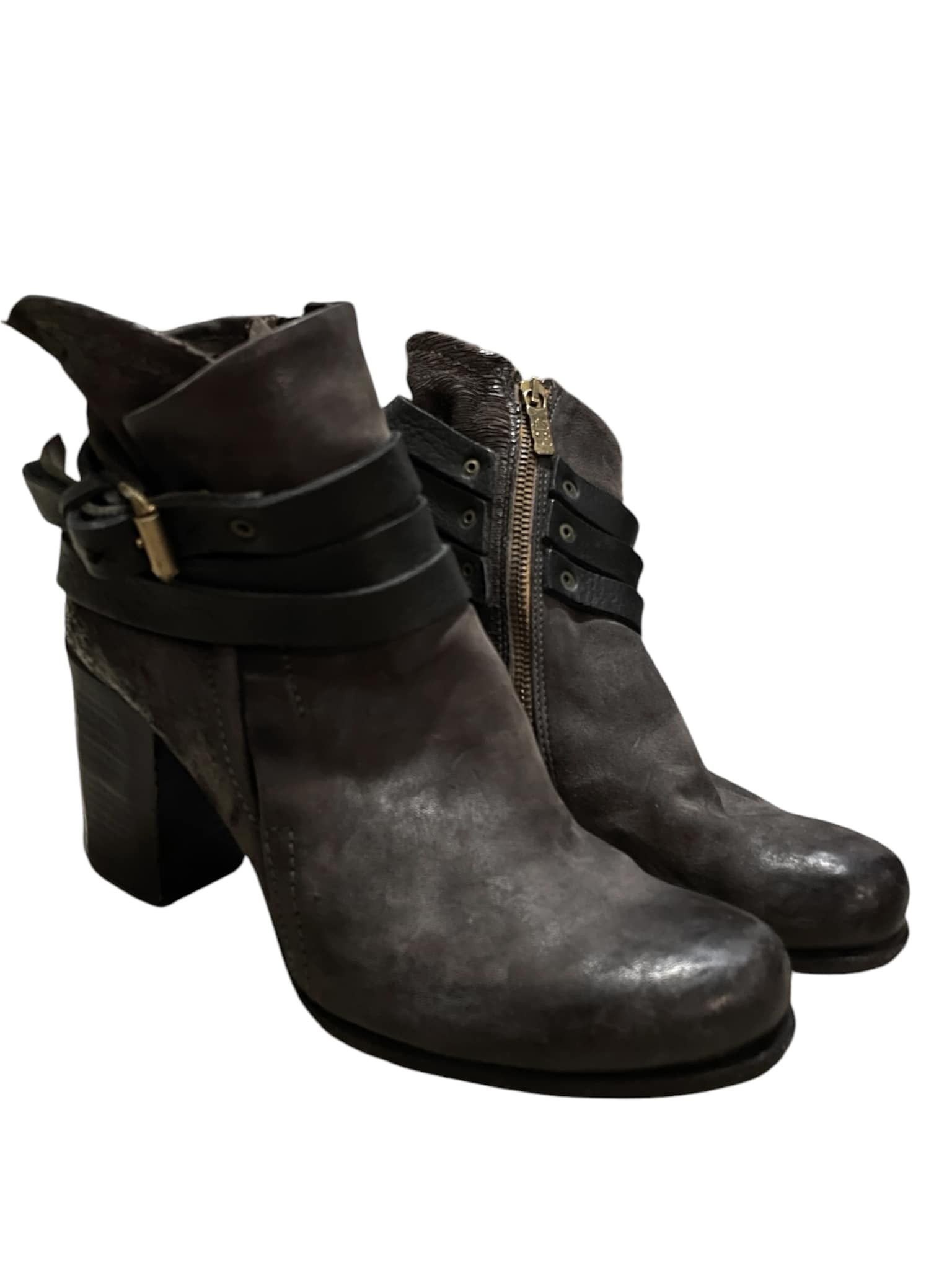 Avant Garde x Vintage A.s. 98 Boots Shoes Leather Style Rick Owens in Black, Men's