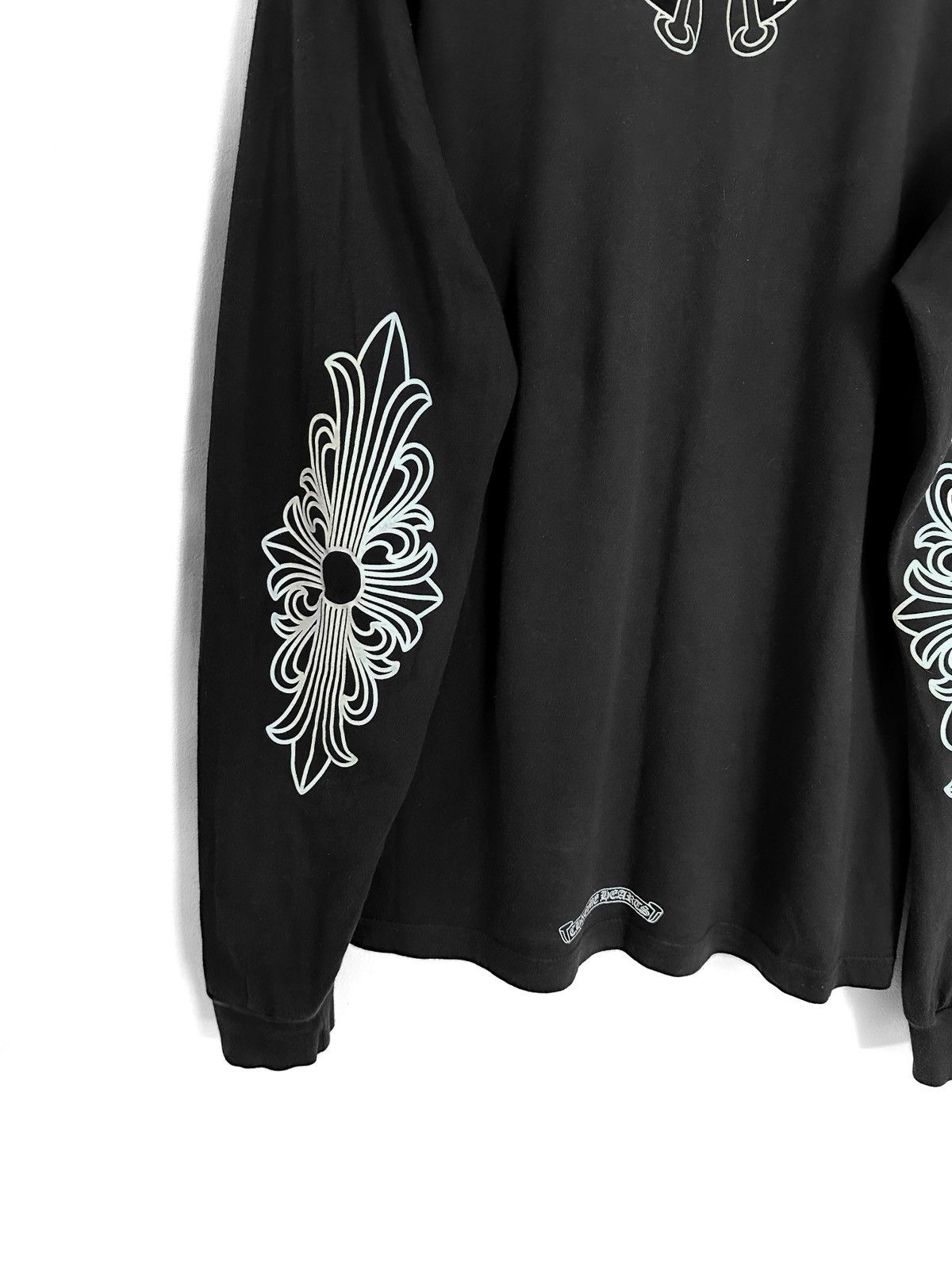 Chrome Hearts Chrome Heart long sleeve neck logo floral cross Size US XL / EU 56 / 4 - 2 Thumbnail