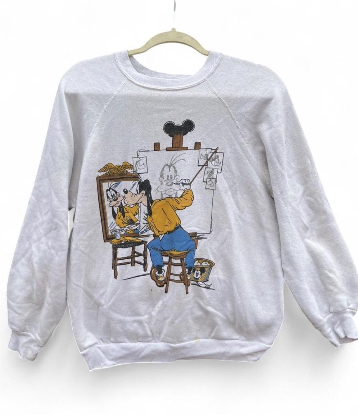 Disney Disney Norman Rockwell/Goofy Self-Portrait Sweatshirt Size US L / EU 52-54 / 3 - 1 Thumbnail