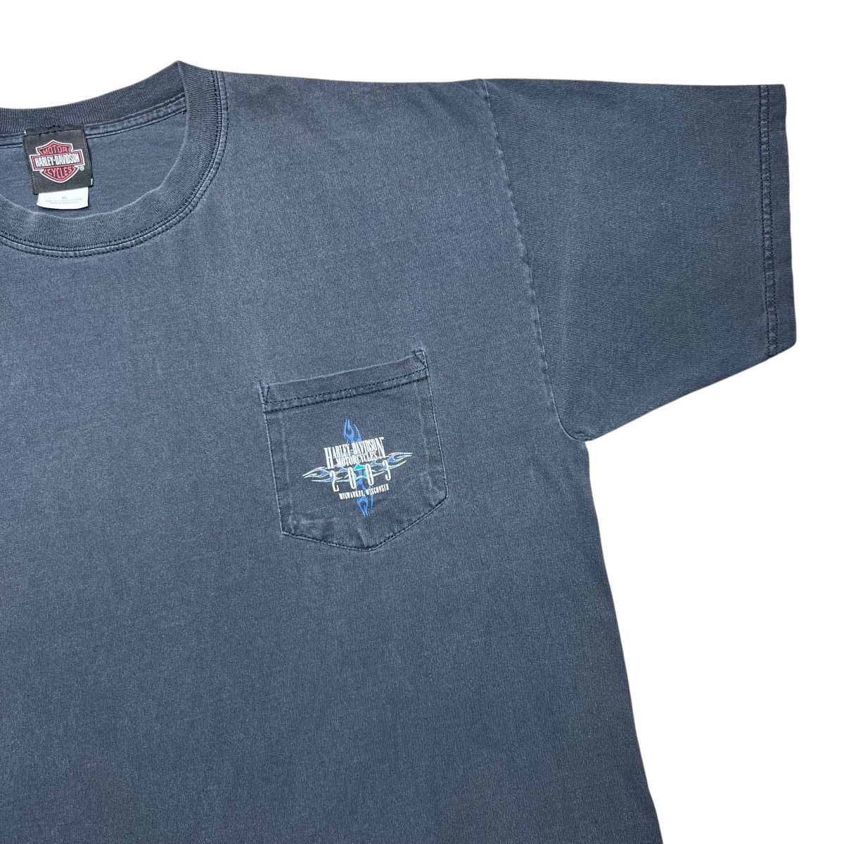 Harley Davidson Harley Davidson Motorcycles 100 Year Anniversary Pocket Tee Size US XL / EU 56 / 4 - 6 Thumbnail