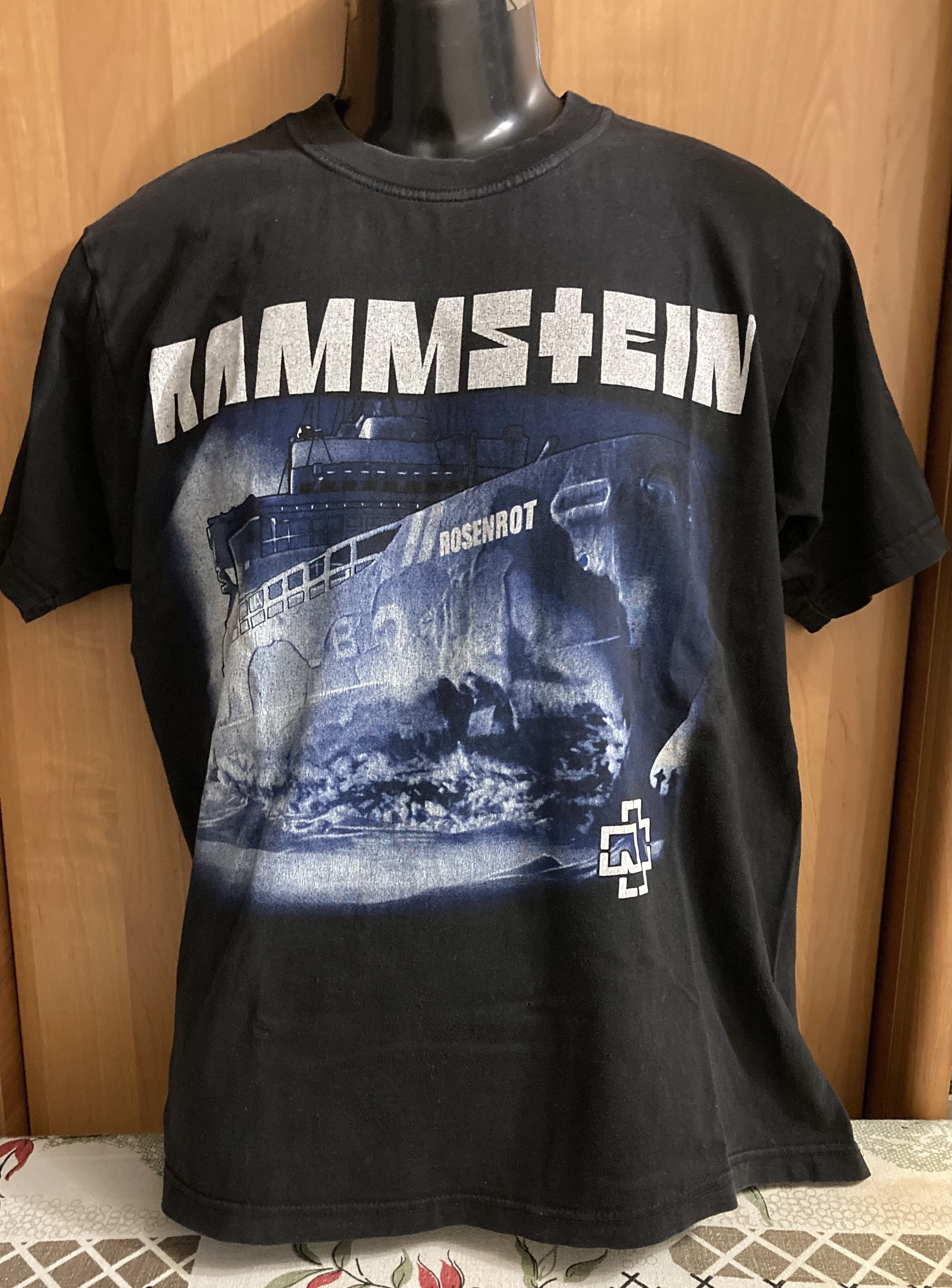 Band Tees × Vintage Vintage 2005 Rammstein Rosenrot T-Shirt Size US M / EU 48-50 / 2 - 8 Thumbnail