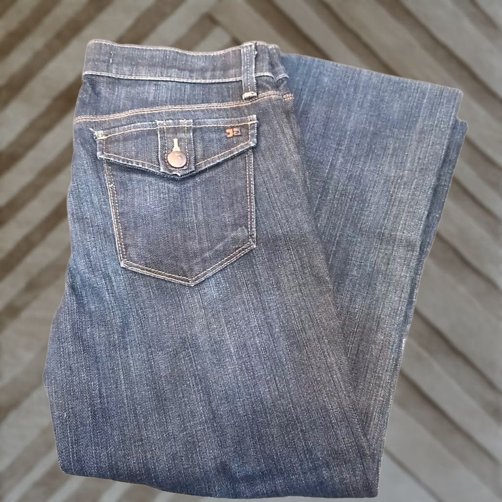 Vintage Joe's The Socialite Womens Jeans Cropped Dark Blue 27 Regular Classic Fit Size 27 Blue Jeans Womens Shoes? Size 27" / US 4 / IT 40 - 1 Thumbnail