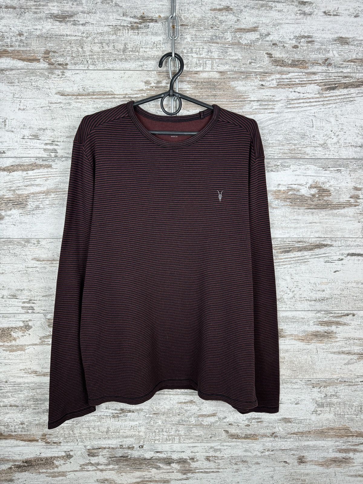Allsaints Mens AllSaints RIFT LS CREW longsleeve T-shirt avant garde Size US M / EU 48-50 / 2 - 1 Thumbnail