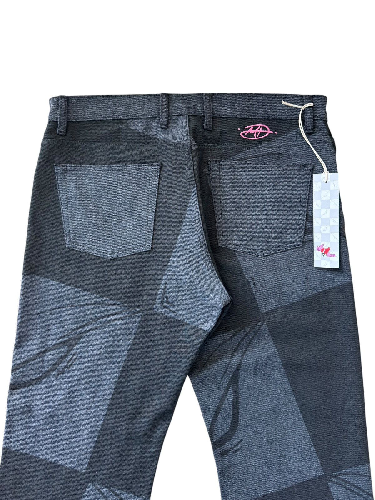 Matty Boy Matty Boy ‘99 Eyes’ Black Denim Jeans Size US 34 / EU 50 - 6 Thumbnail