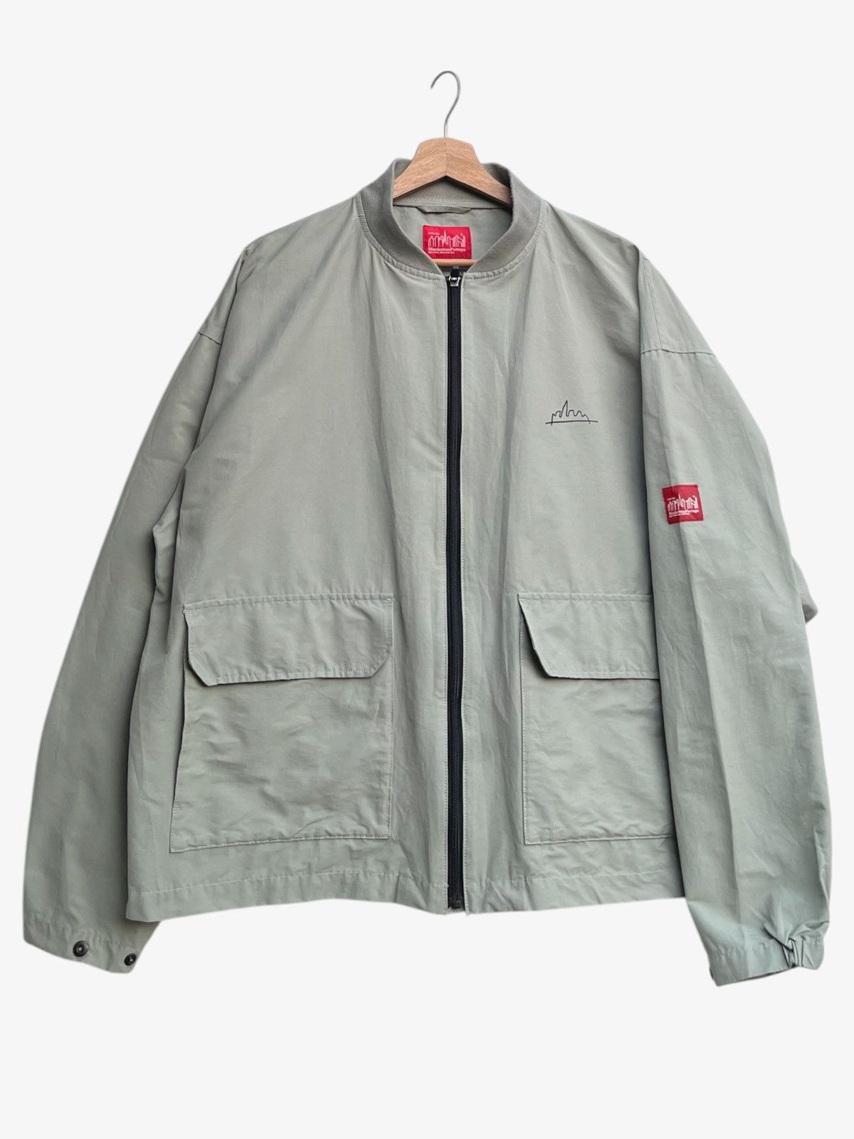 Manhattan Portage Manhattan Portage Cotton Nylon Grosgrain Zip Blouson Size US L / EU 52-54 / 3 - 3 Thumbnail