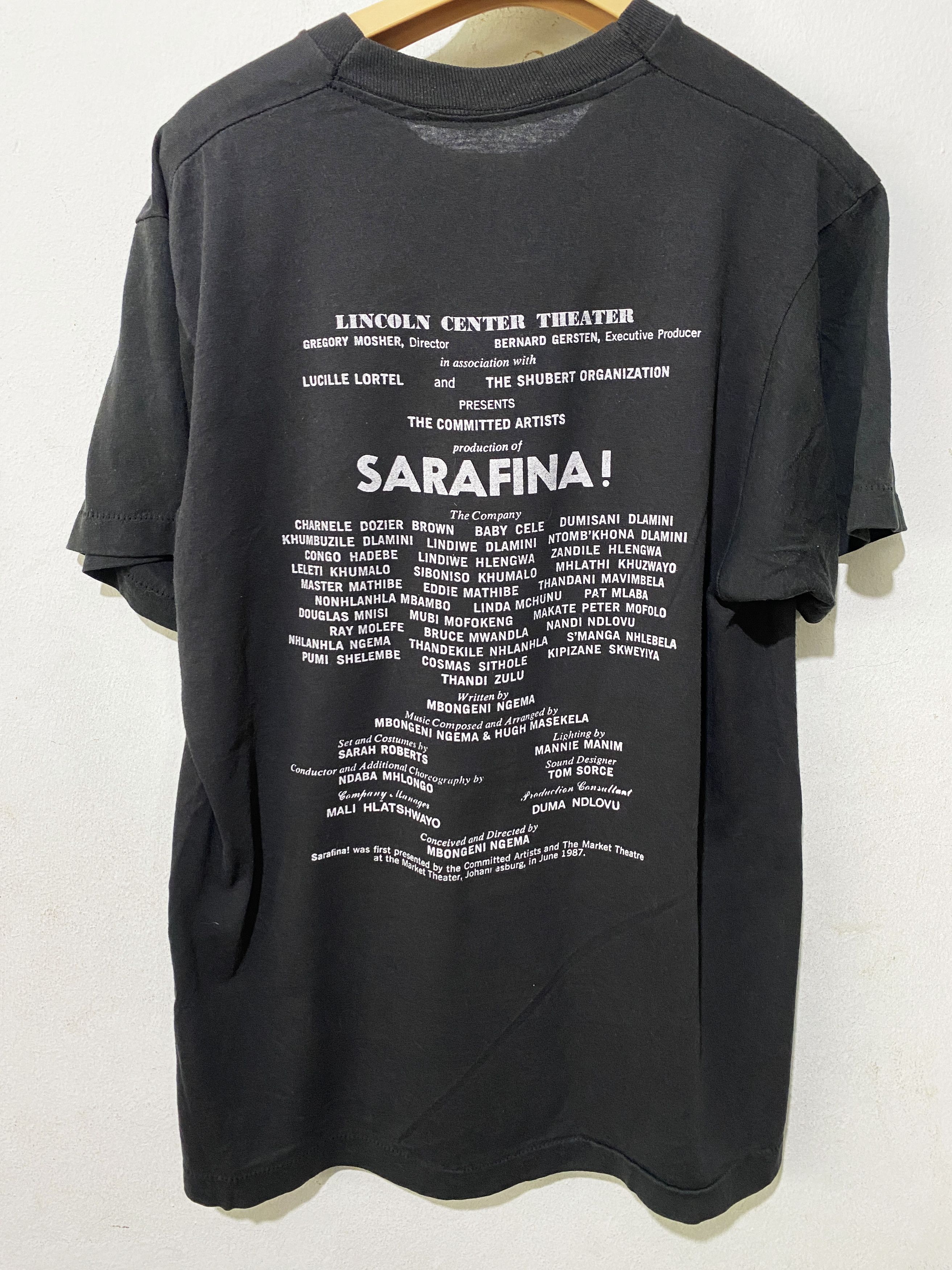 Band Tees × Vintage Vintage 80s Sarafina Musical Shirt Size US L / EU 52-54 / 3 - 3 Thumbnail