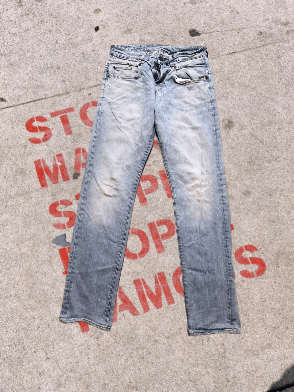 G-Star G STAR RADAR TAPERED Vintage Wash Jeans Regular Fit W28 L32 Size US 28 / EU 44 - 1 Thumbnail