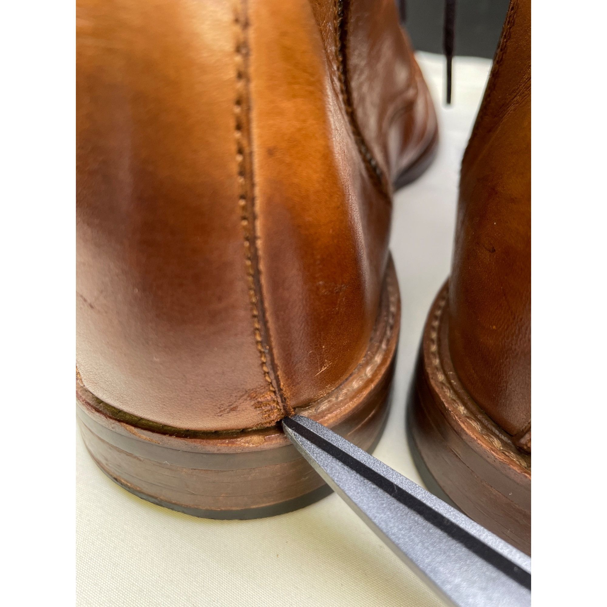 Aldo Aldo Mens Brown Leather Ankle Boots Shoes Zip up SIde Size 1 Size US 10 / EU 43 - 9 Thumbnail