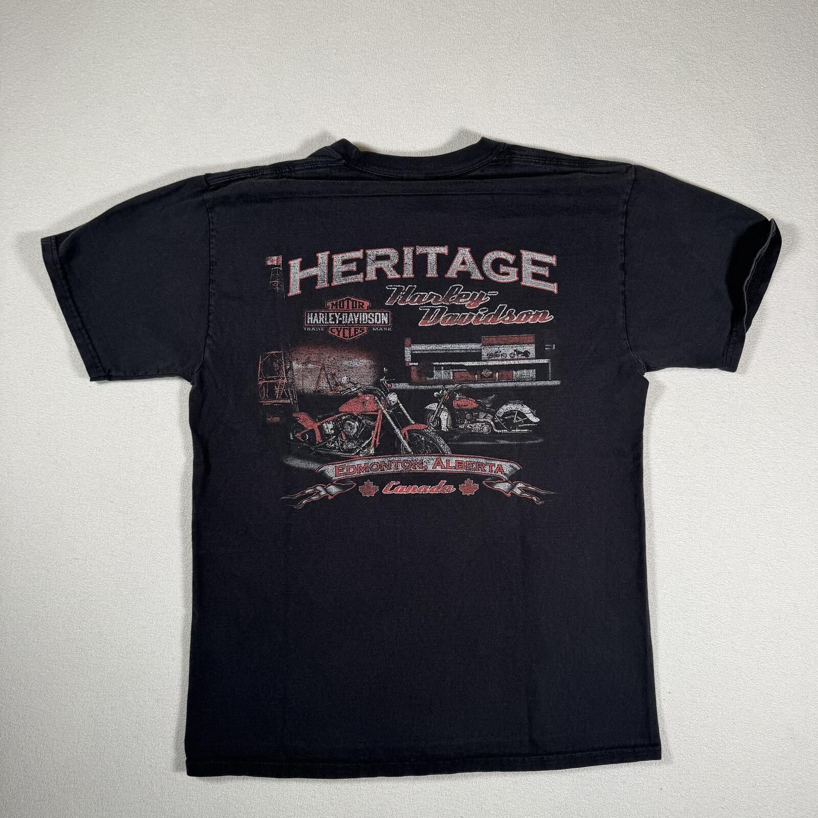 Harley Davidson Vintage Y2K Harley Davidson Retro Biker Heritage Tee Size US M / EU 48-50 / 2 - 7 Thumbnail