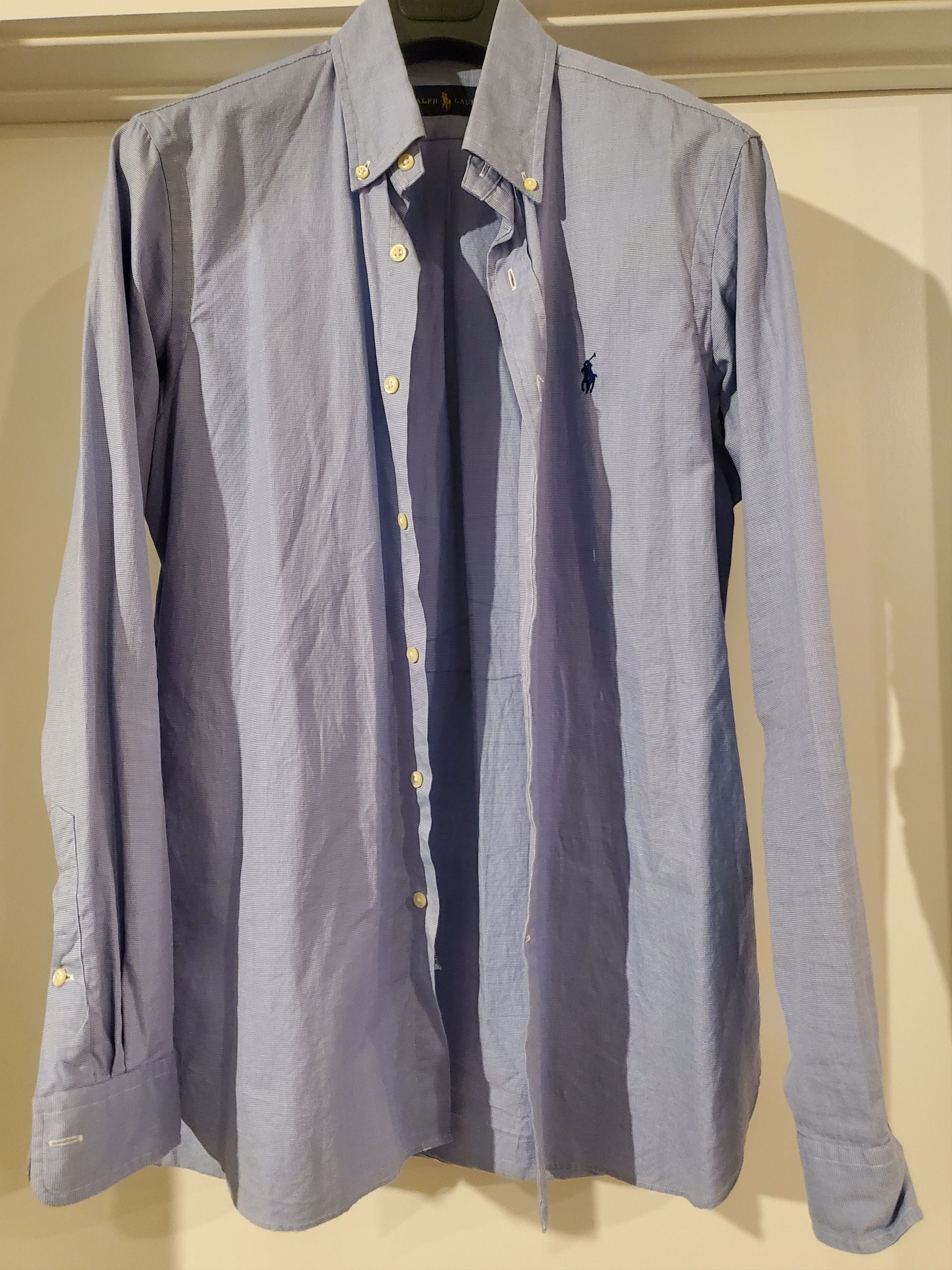 Polo Ralph Lauren Polo Ralph Lauren Micro-check Button Down Shirt Sz 15 Size US S / EU 44-46 / 1 - 1 Thumbnail
