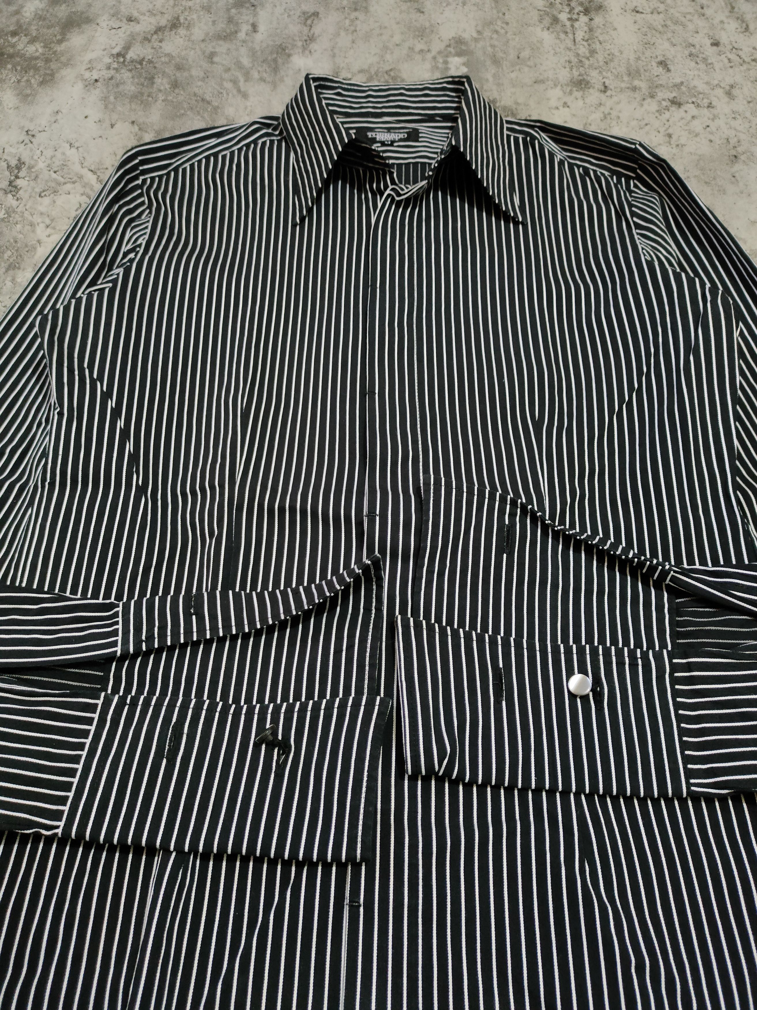 Tornado Mart Tornado Mart strip long shirt Size US M / EU 48-50 / 2 - 3 Thumbnail