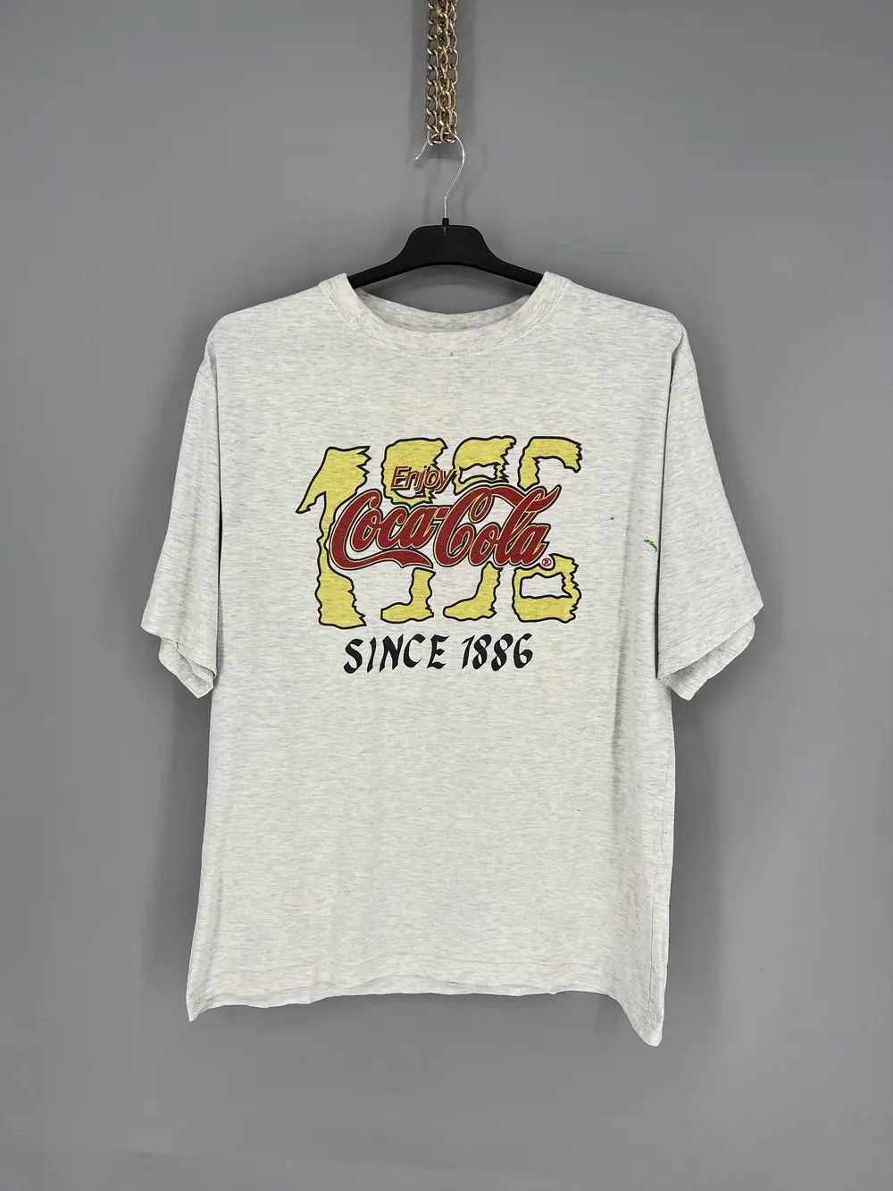 Vintage 1996 Euro UEFA Enjoy Coca Cola Vintage 90s T shirt Size US XL / EU 56 / 4 - 1 Thumbnail