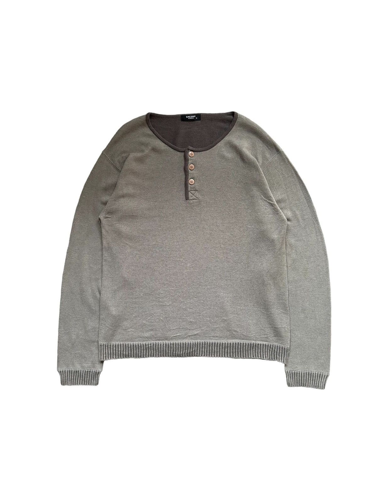 Yohji Yamamoto 90's SACSNY Y'saccs by Yohji knit jumper Size US M / EU 48-50 / 2 - 1 Thumbnail