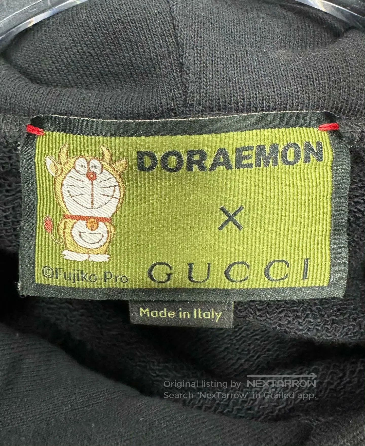Gucci Gucci x Doraemon Black Sleeveless Hoodie. Size XS / US 0-2 / IT 36-38 - 3 Thumbnail