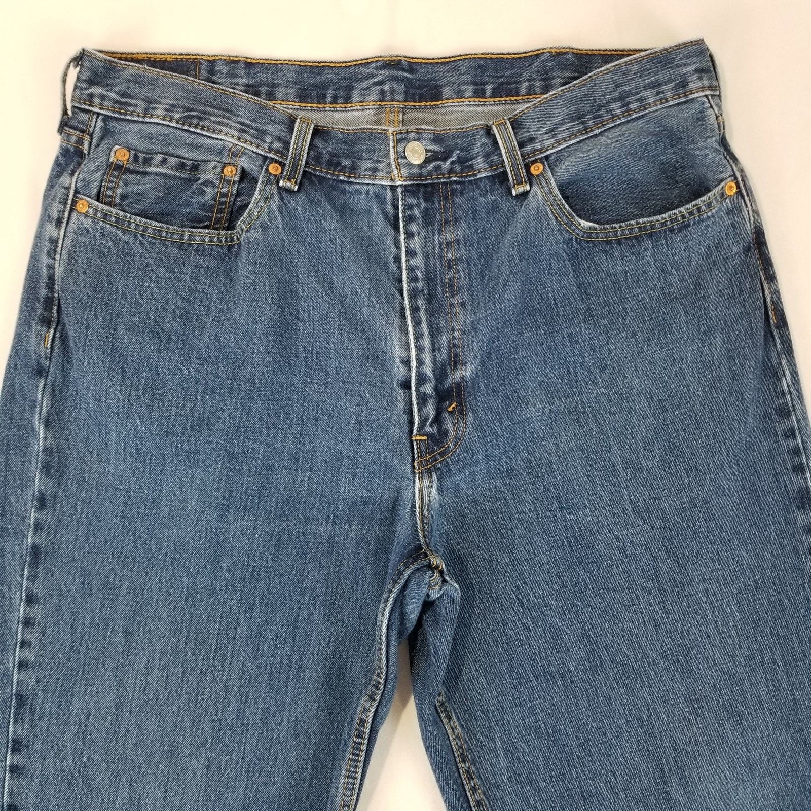 Levi's Levis 550 Jeans Mens 38x30 Relaxed Fit Tapered Leg Baggy Size US 38 / EU 54 - 3 Thumbnail